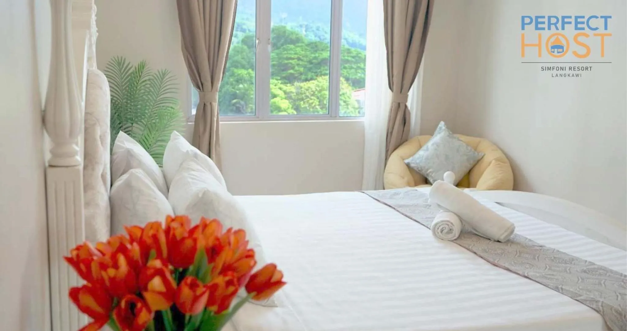 Bedroom, Bed in Simfoni Resort Langkawi by Perfect Host