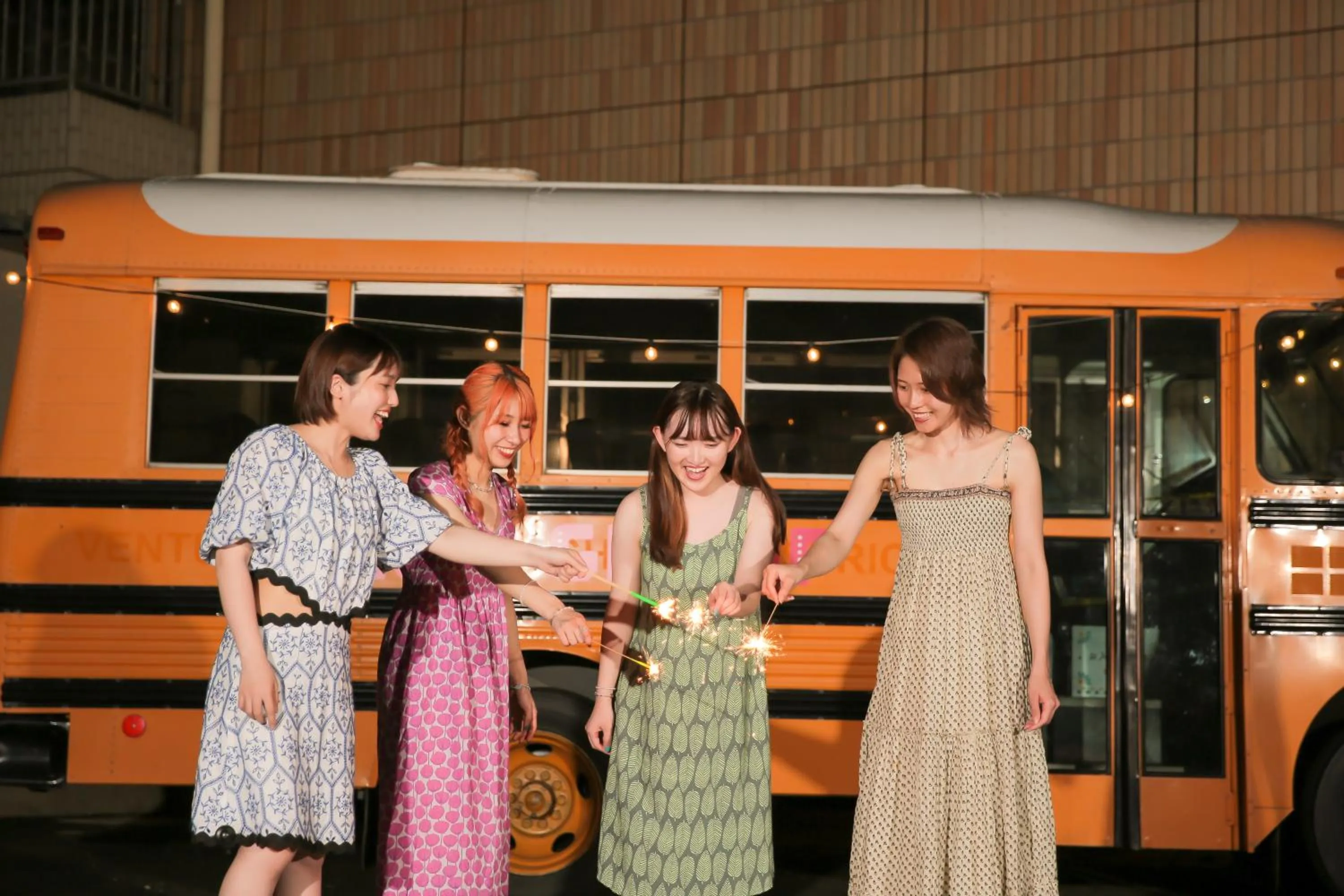 group of guests in TACO GLAMP