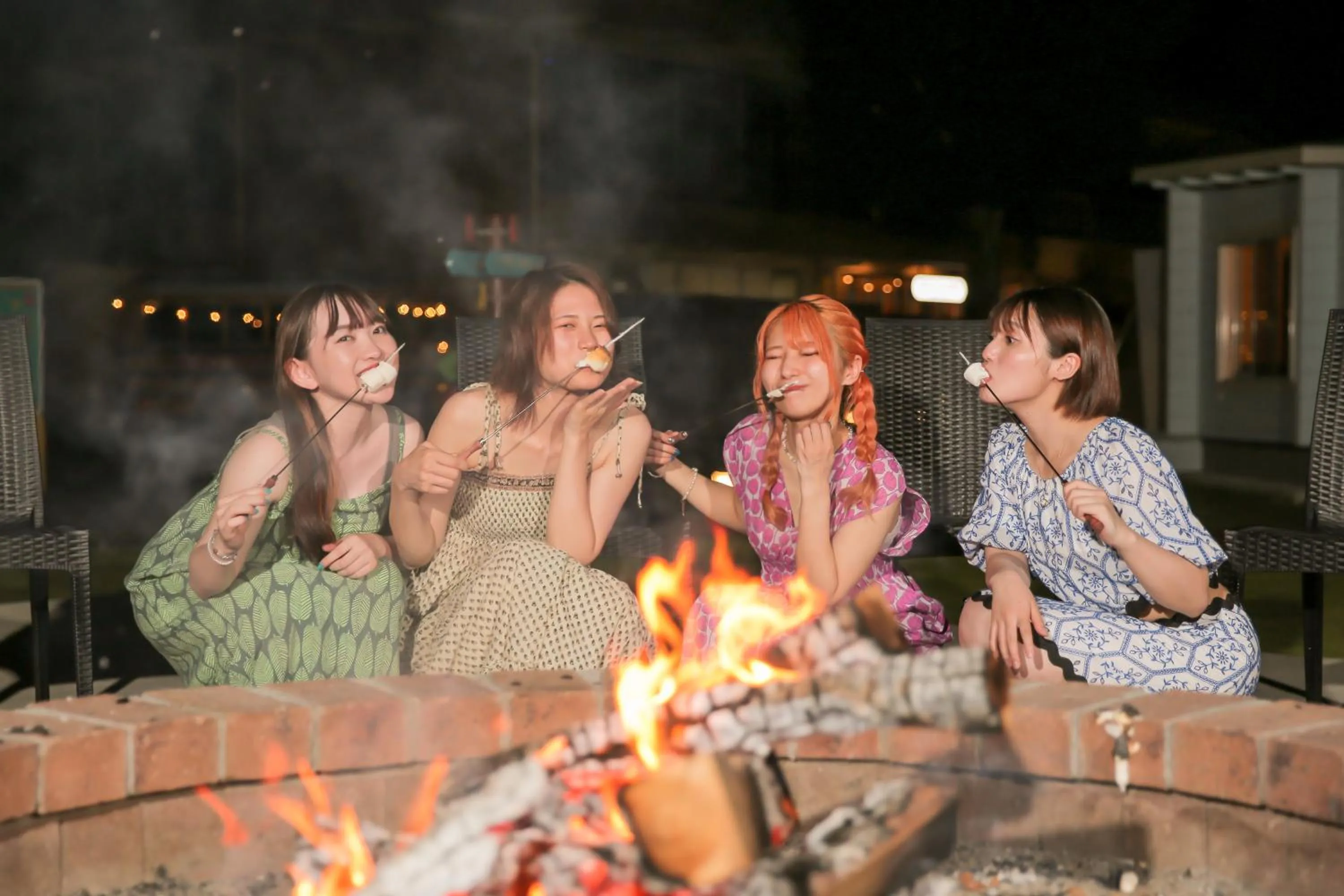 group of guests in TACO GLAMP