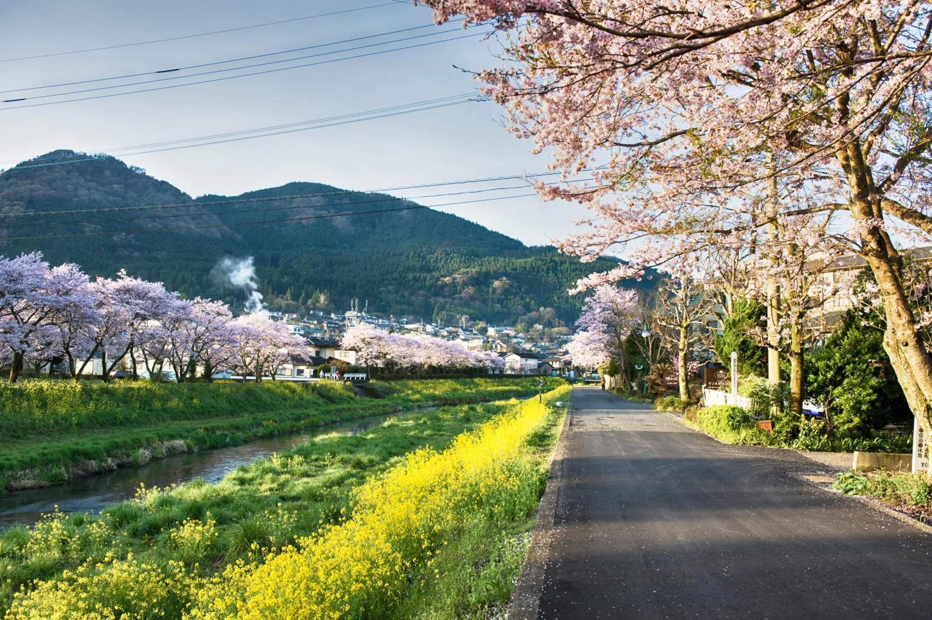 Natural landscape in Pension Yufuin