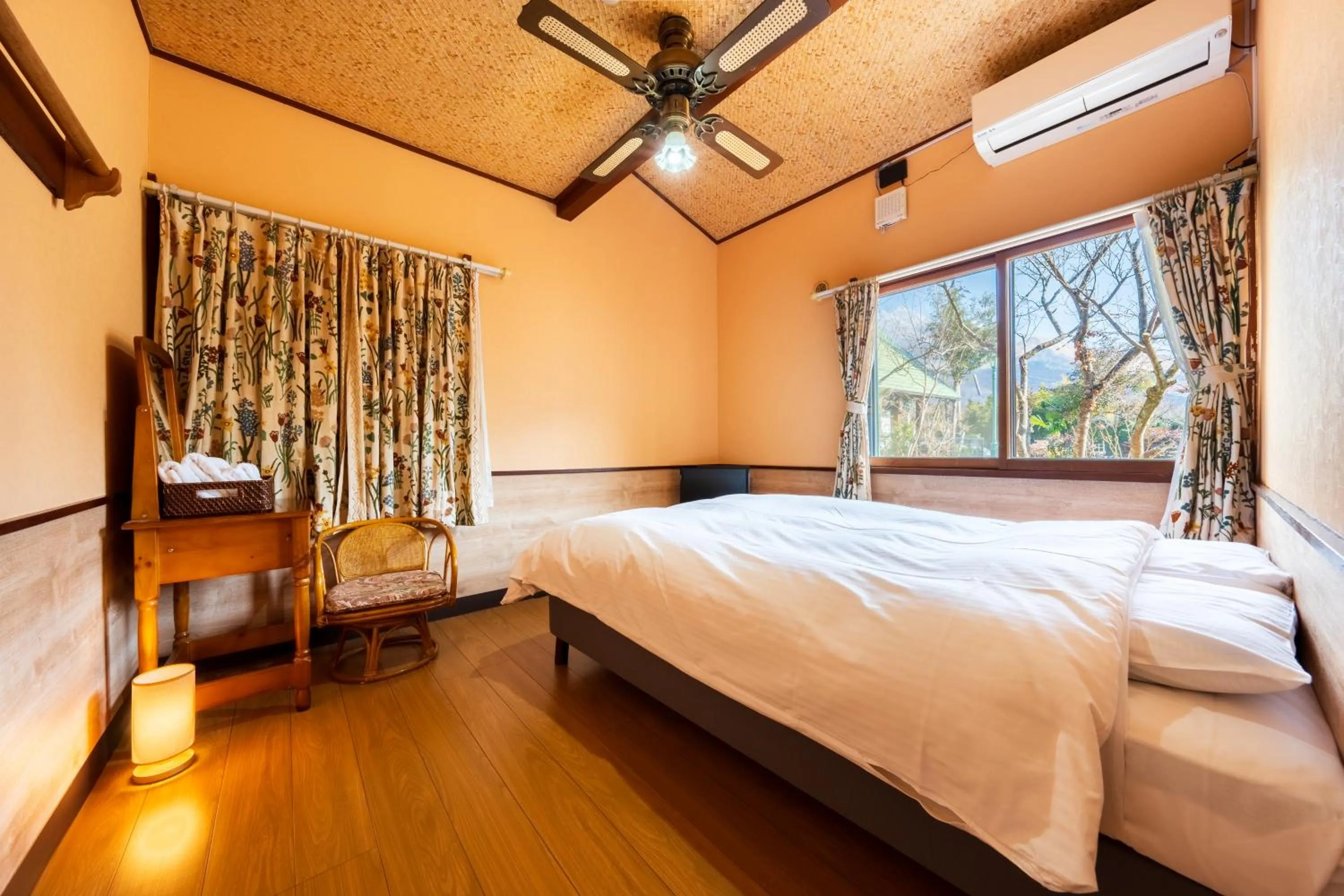 Bed in Pension Yufuin