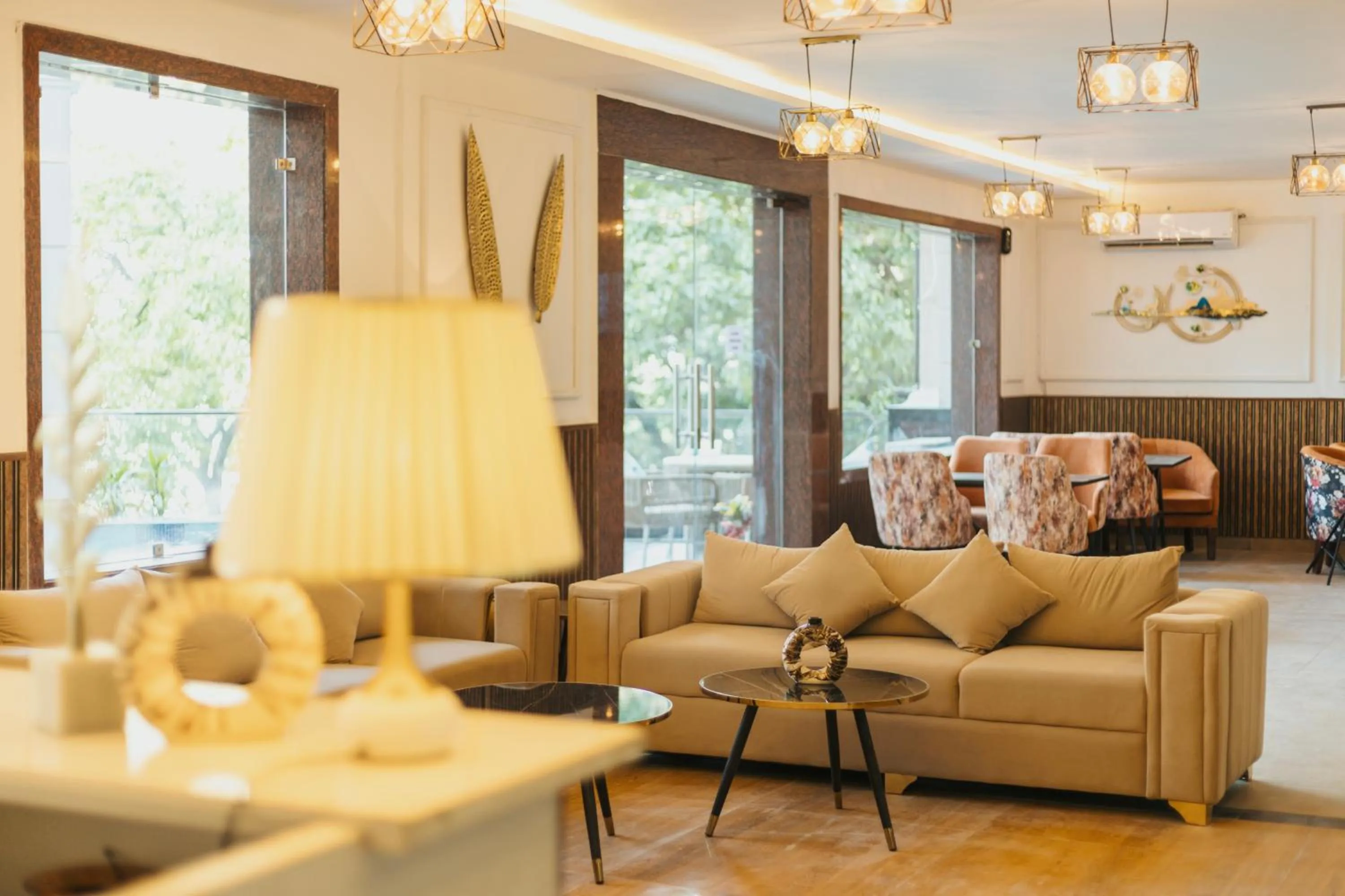 Lobby or reception in Stone Wood Hotel, Rishikesh