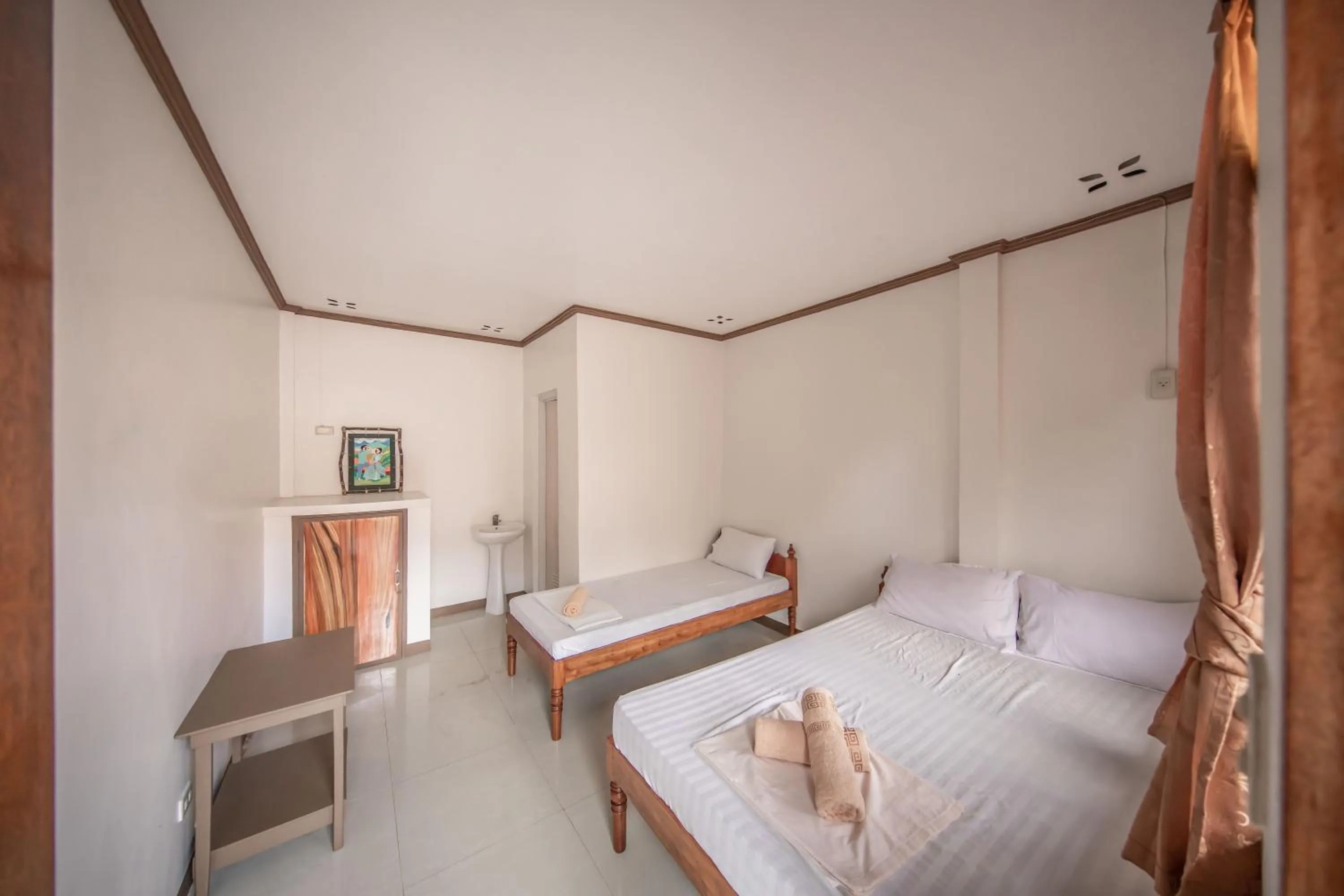 Bed in Zaniya's Pension