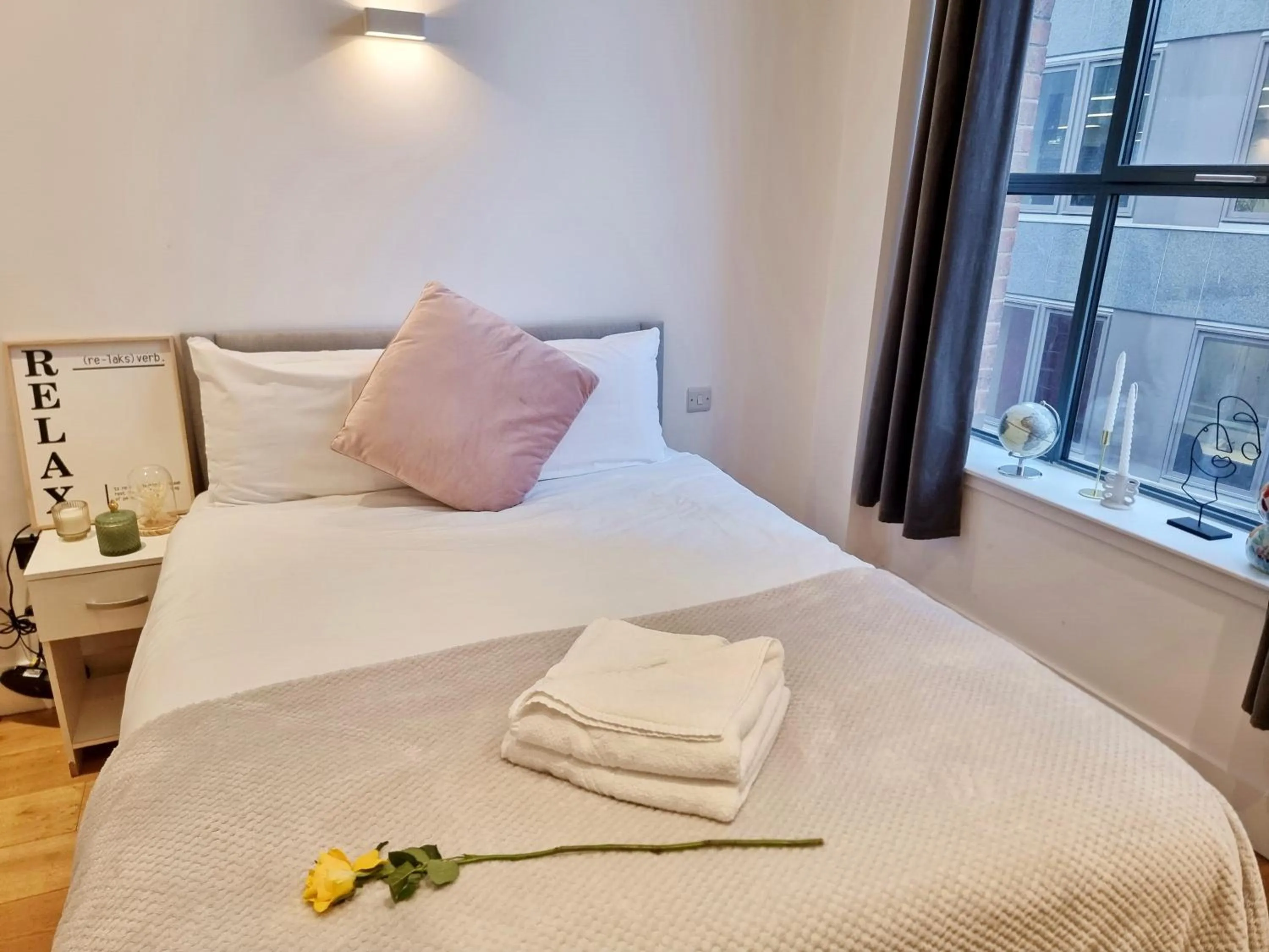 Bed in Shard View Apartments