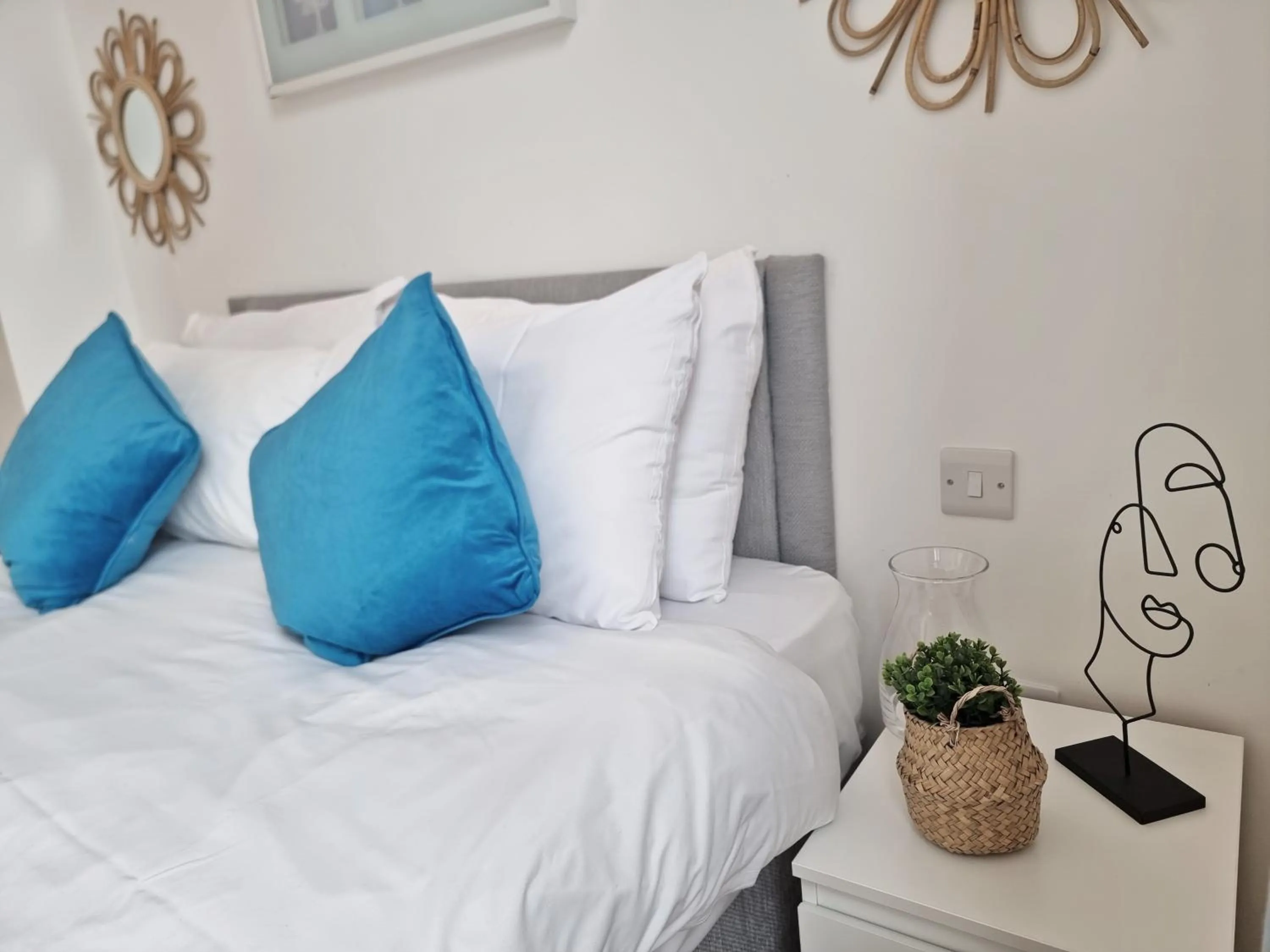 Bed in Shard View Apartments