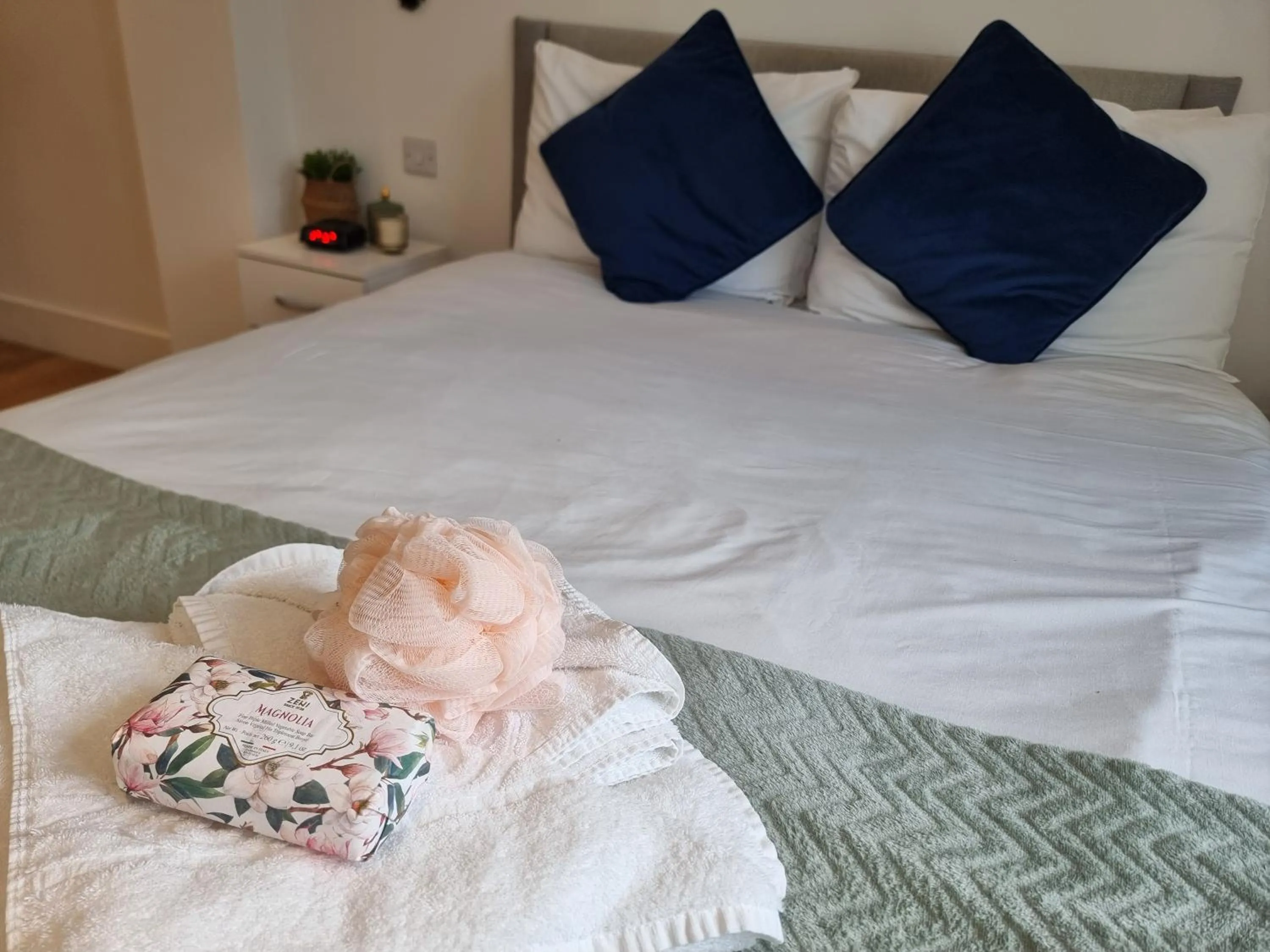 Bed in Shard View Apartments