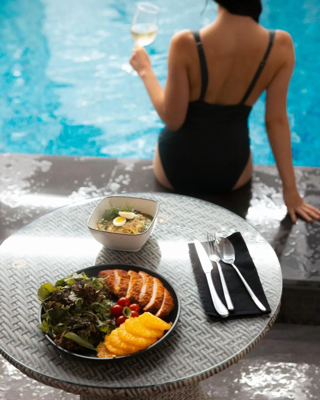 Swimming pool in Dynasty Hotel & SPA