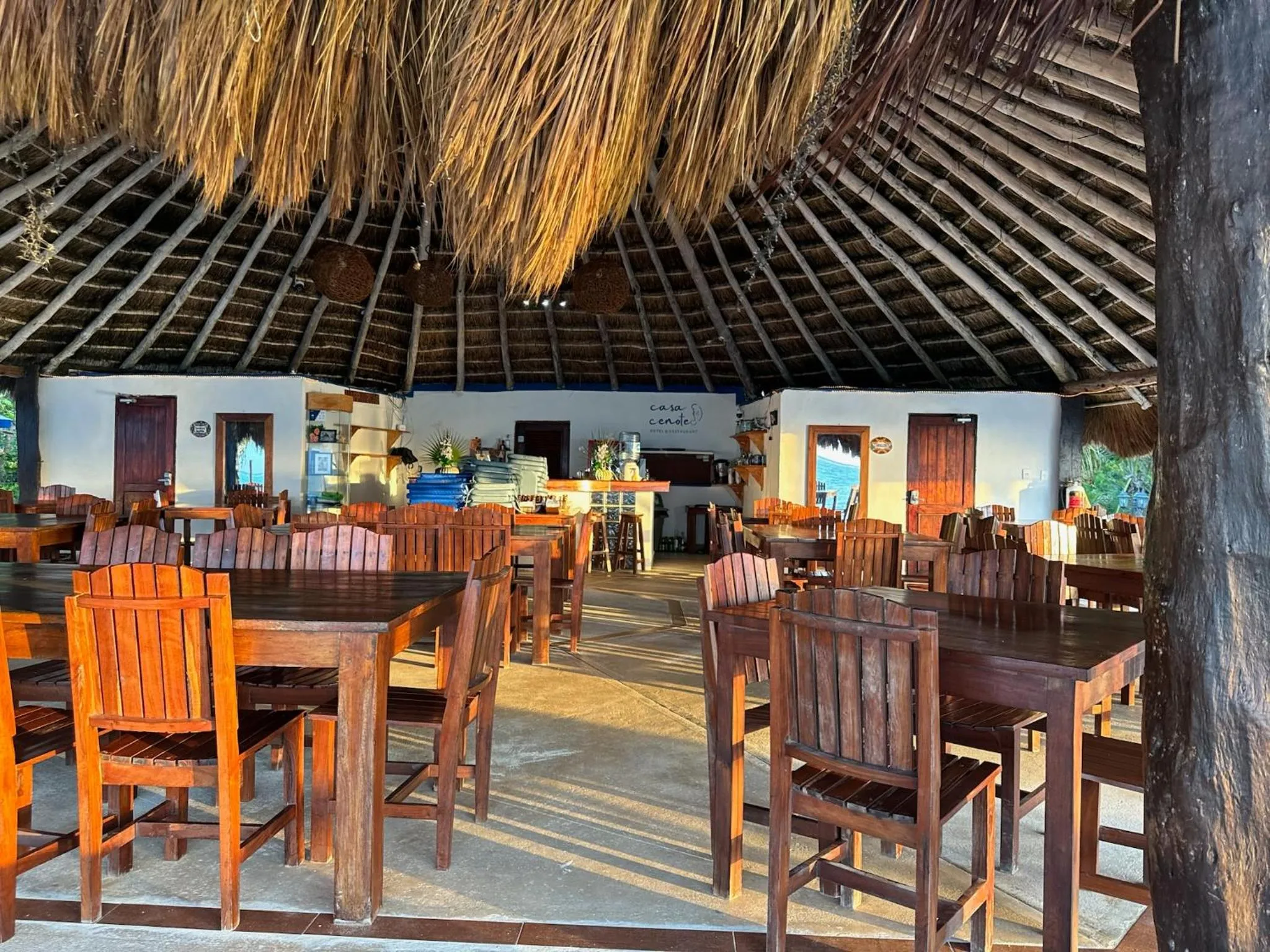 Restaurant/places to eat in Casa Cenote Hotel