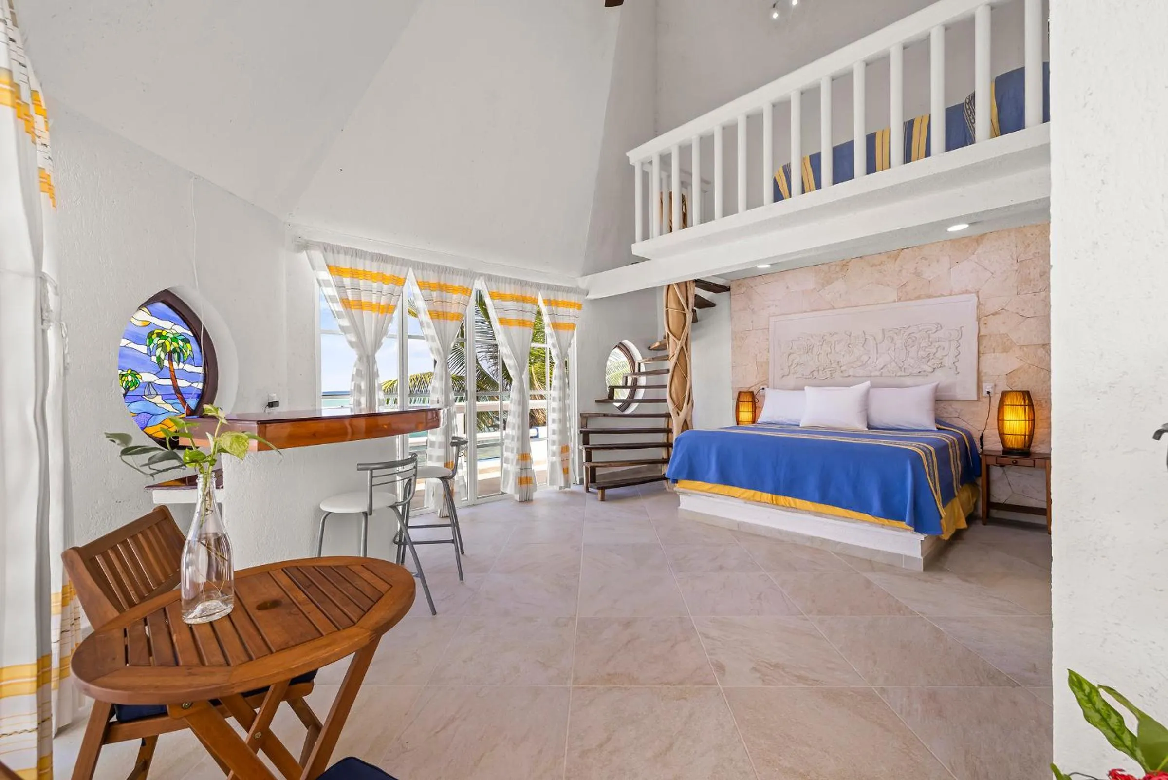 Photo of the whole room, Bed in Casa Cenote Hotel