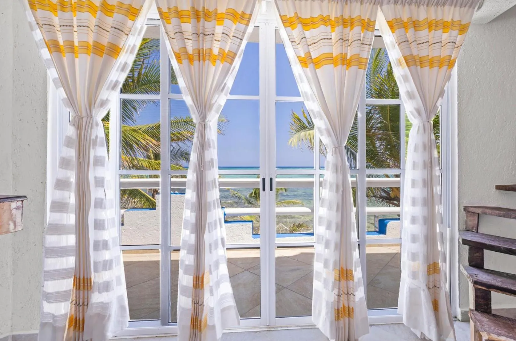 Bed in Casa Cenote Hotel