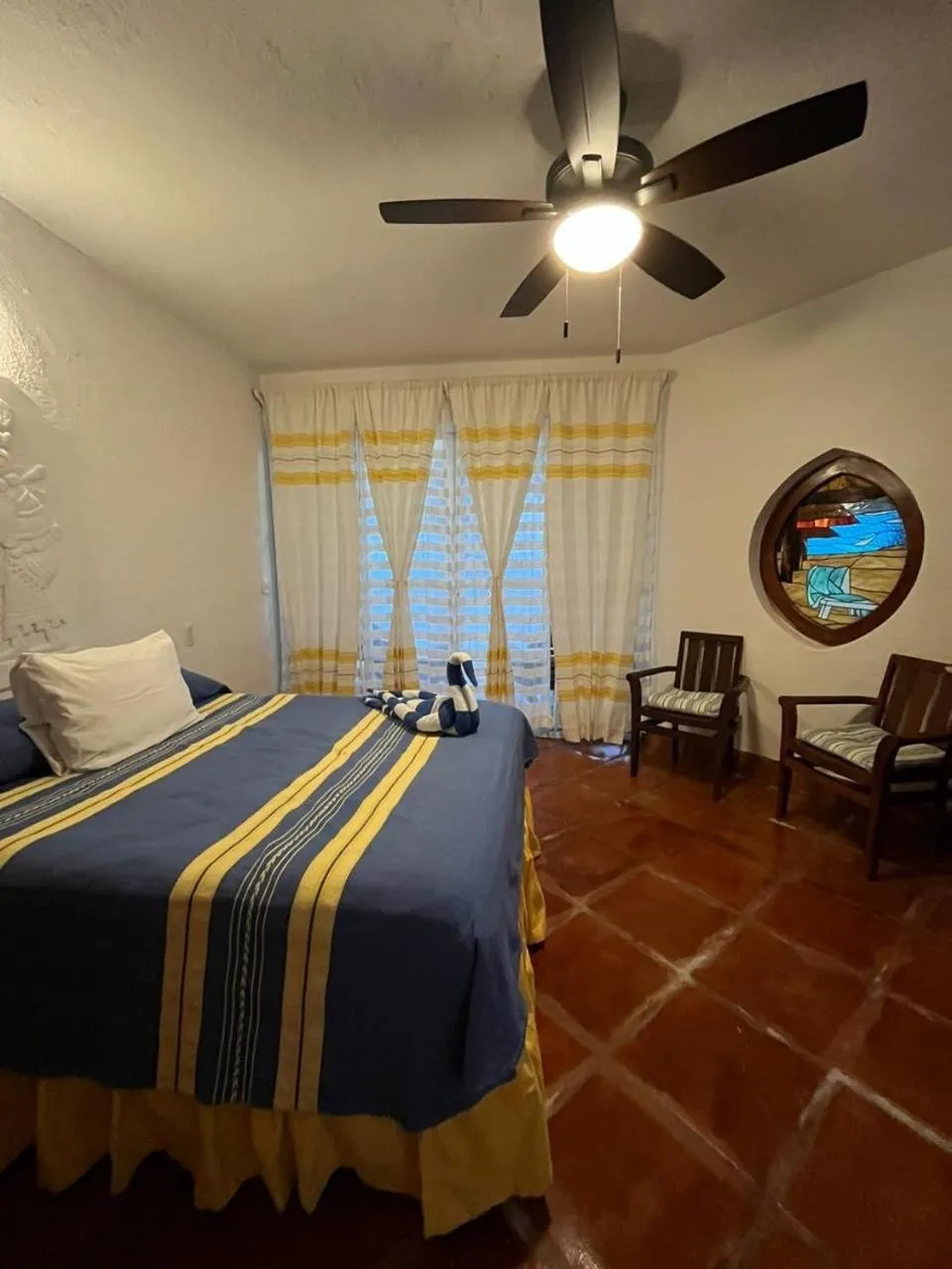 Bed in Casa Cenote Hotel