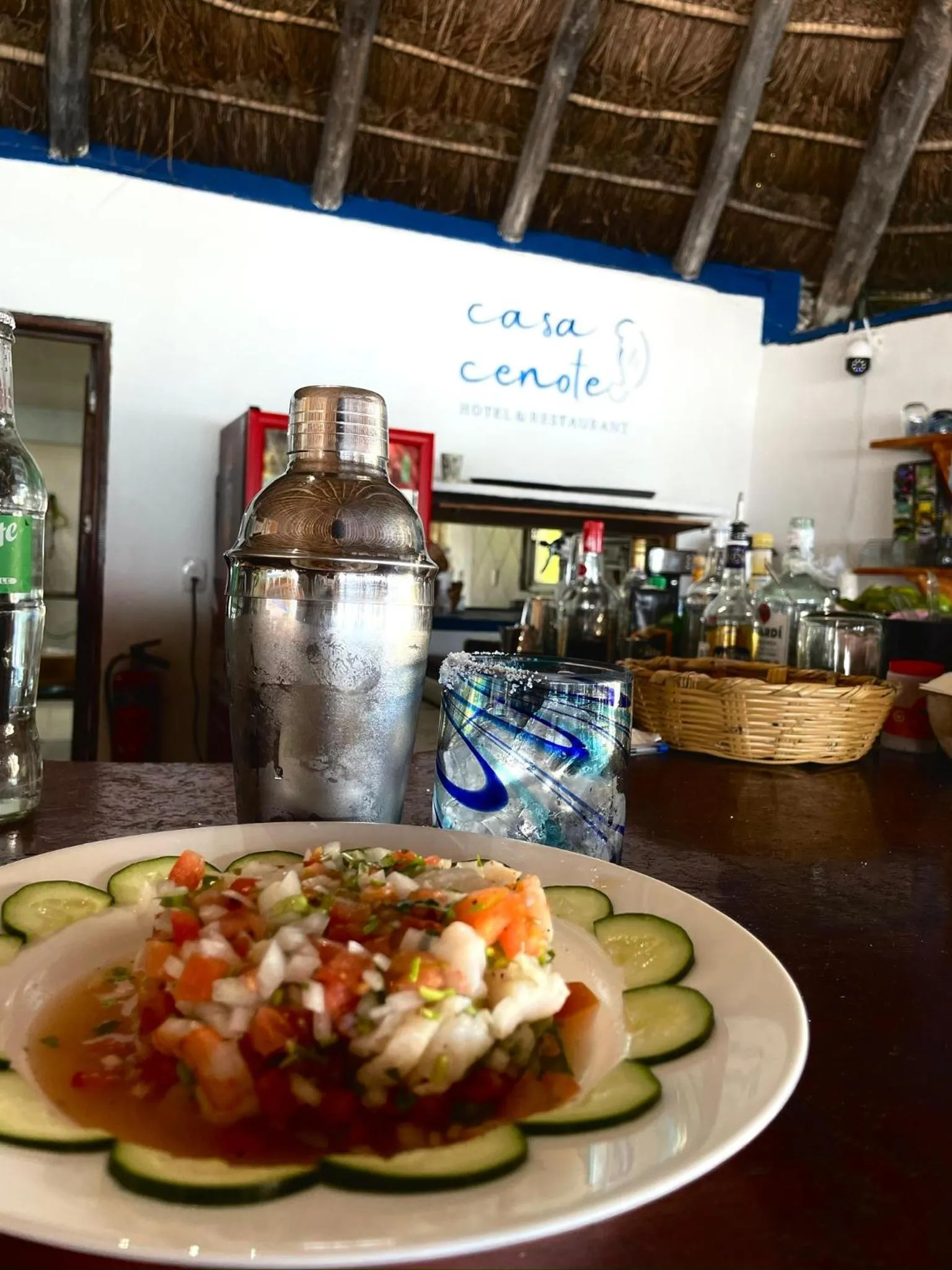 Restaurant/places to eat in Casa Cenote Hotel