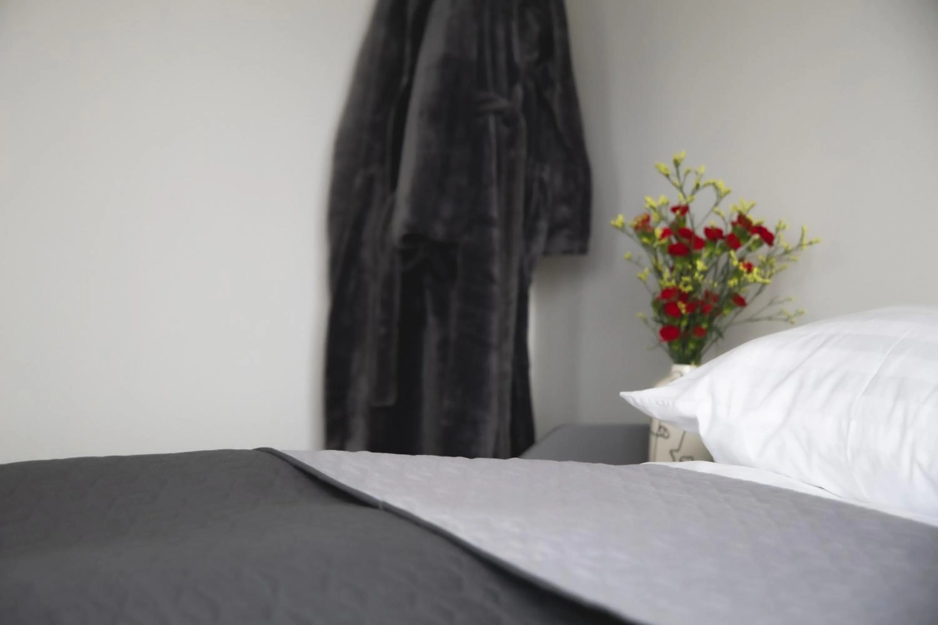 Bed in Setrið Guesthouse