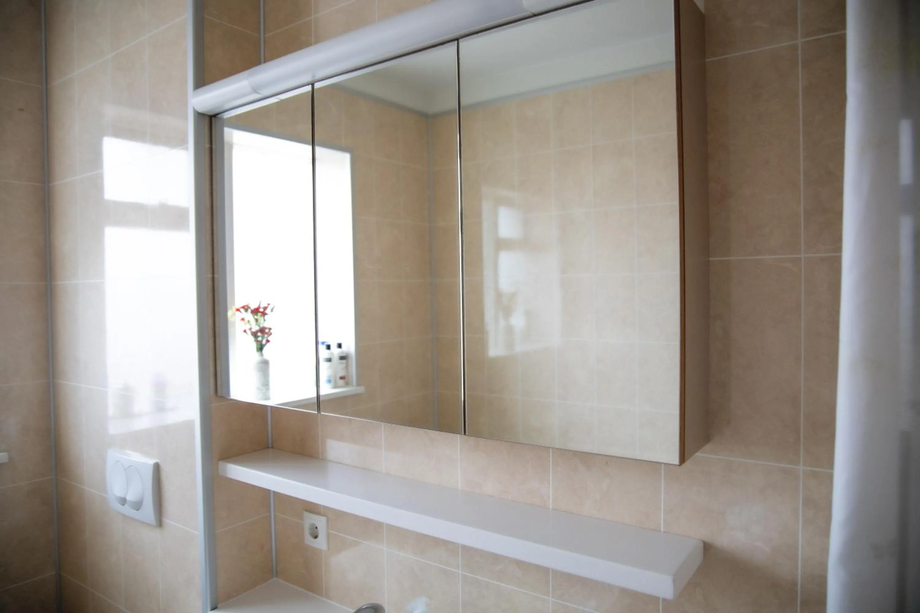 Bathroom in Setrið Guesthouse