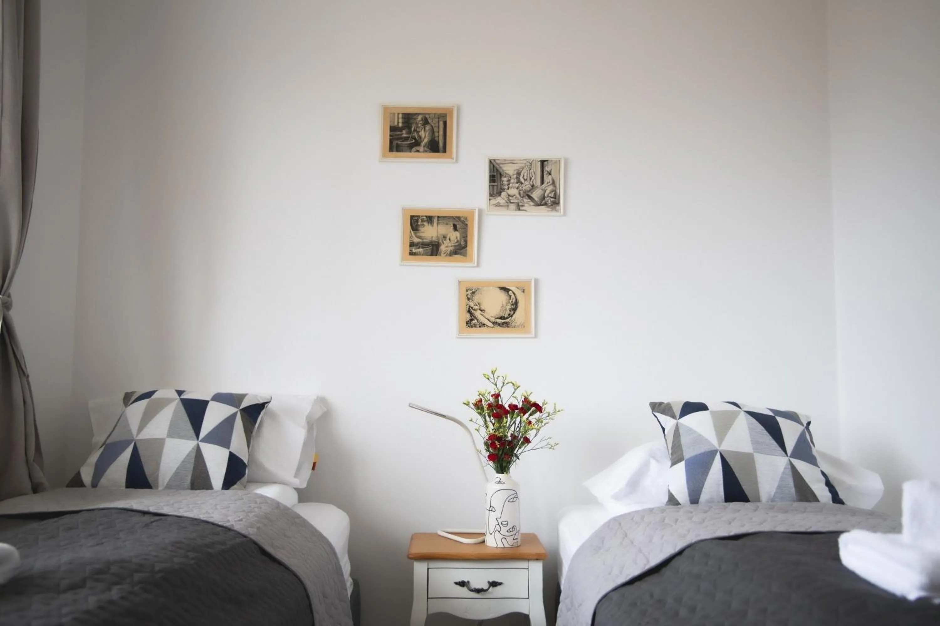 Bedroom, Bed in Setrið Guesthouse