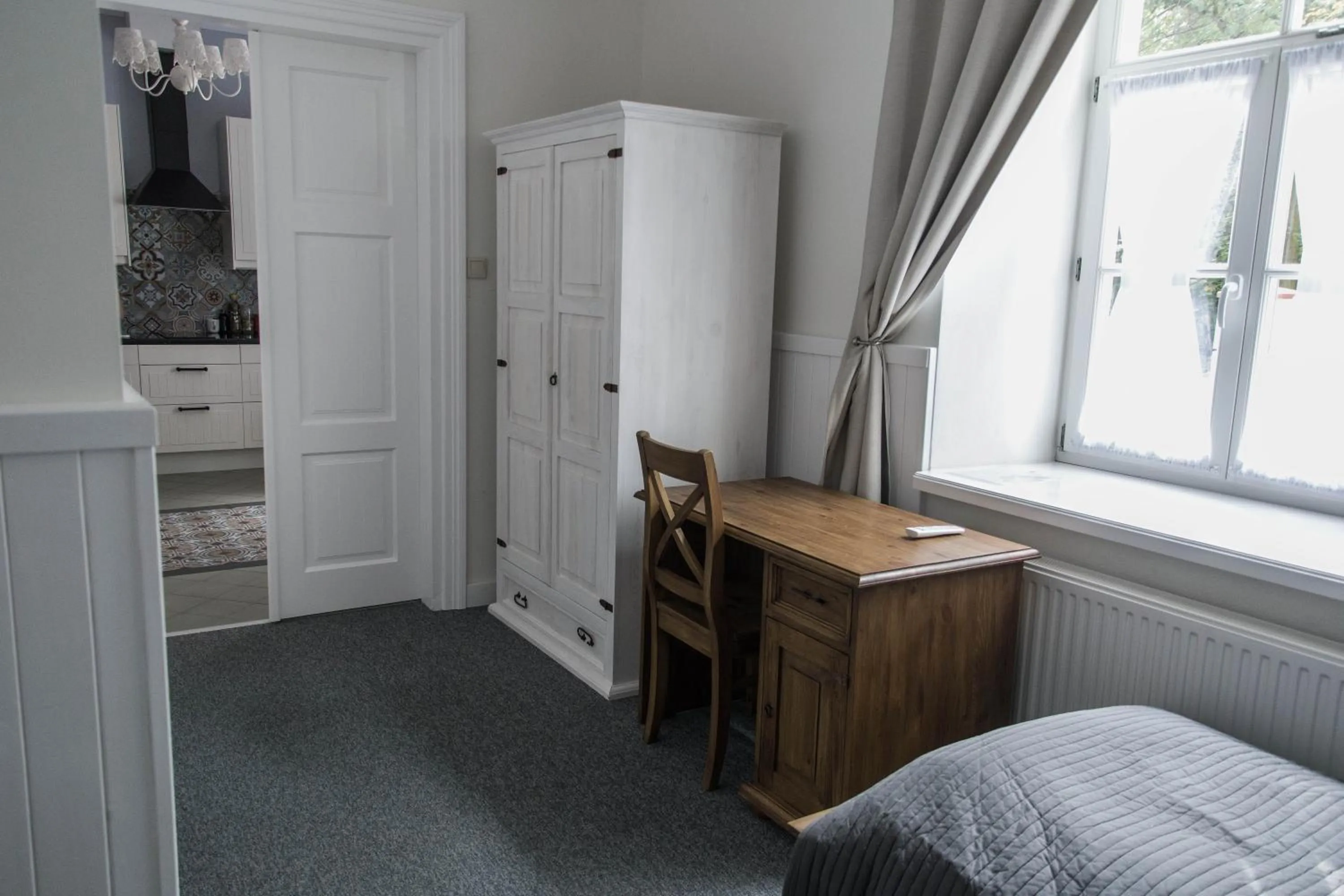 Photo of the whole room, Bed in Willa Puławianka