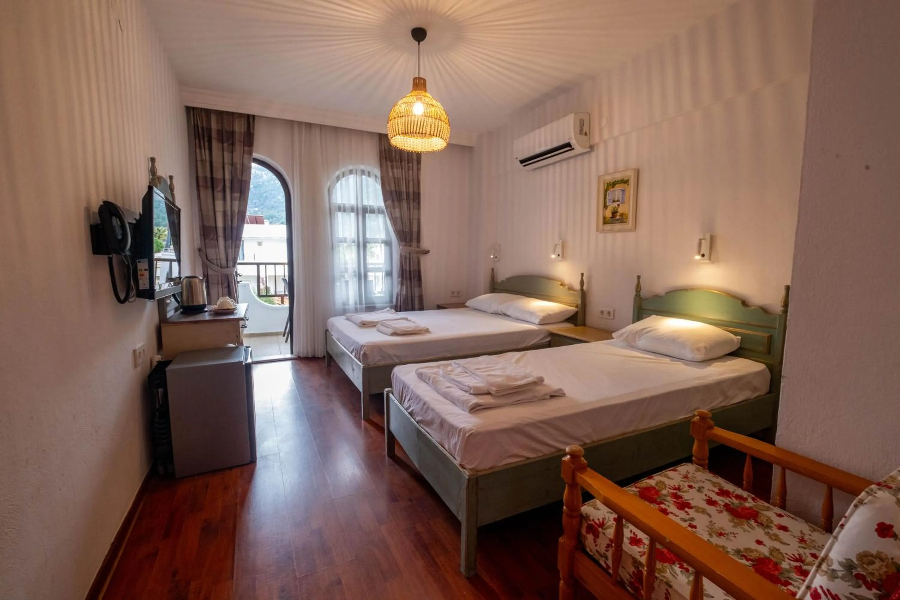 Bed in The Diplomat Hotel