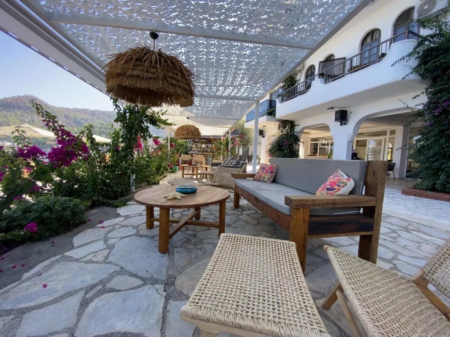 Patio in The Diplomat Hotel