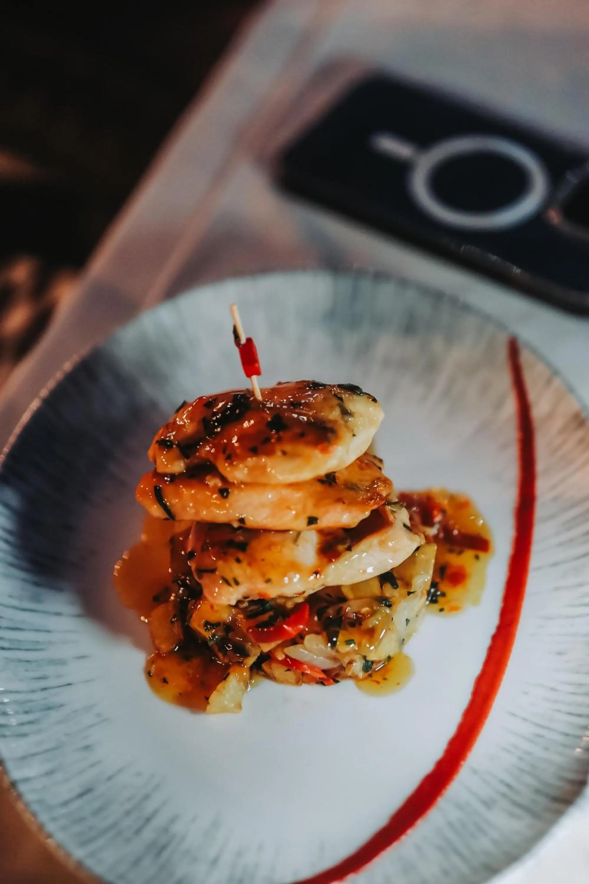 Food close-up in The Diplomat Hotel