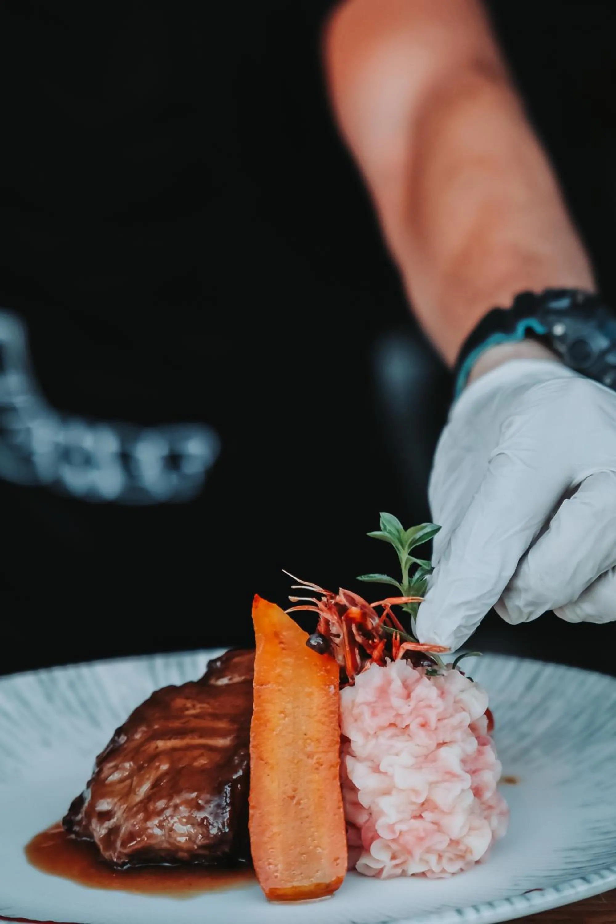 Food close-up in The Diplomat Hotel