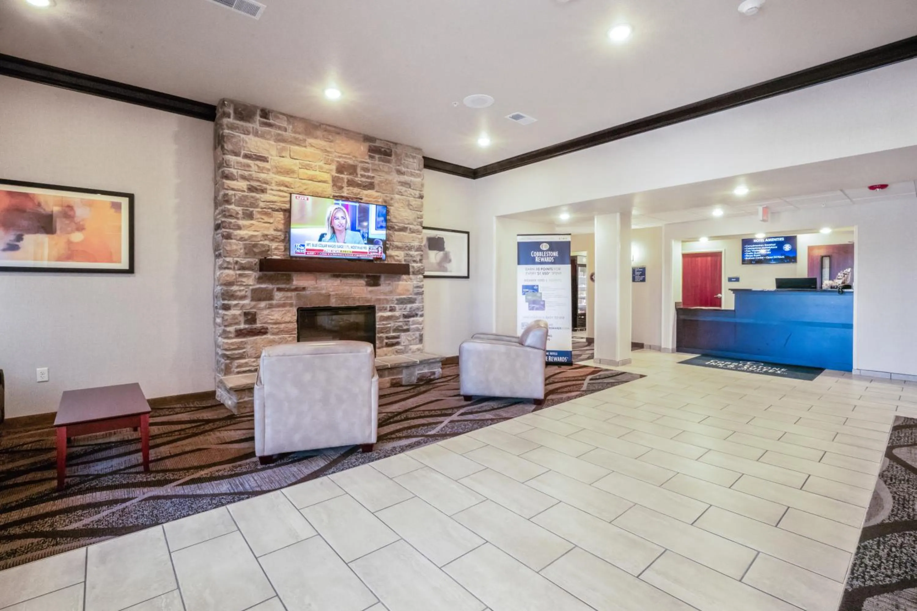 Lobby or reception in Cobblestone Inn & Suites - Boise City