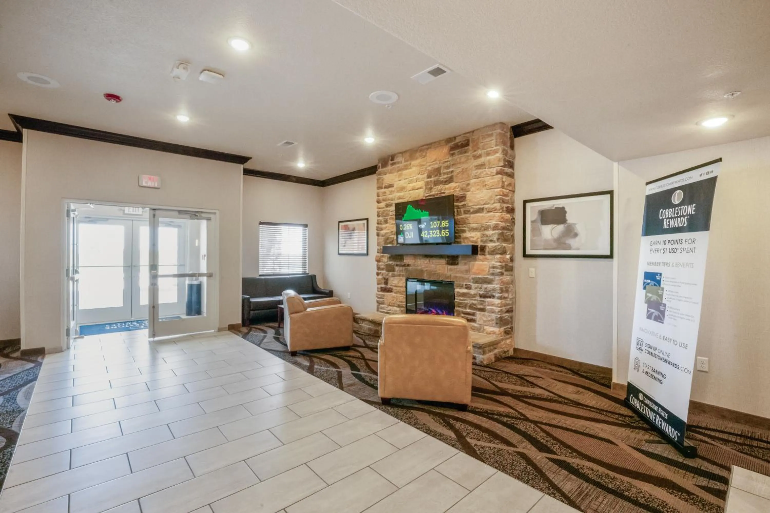 Lobby or reception in Cobblestone Inn & Suites - Boise City