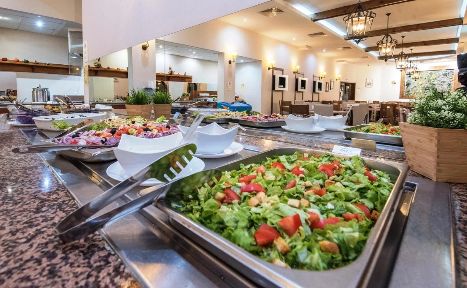 Food close-up in Hotel Zara