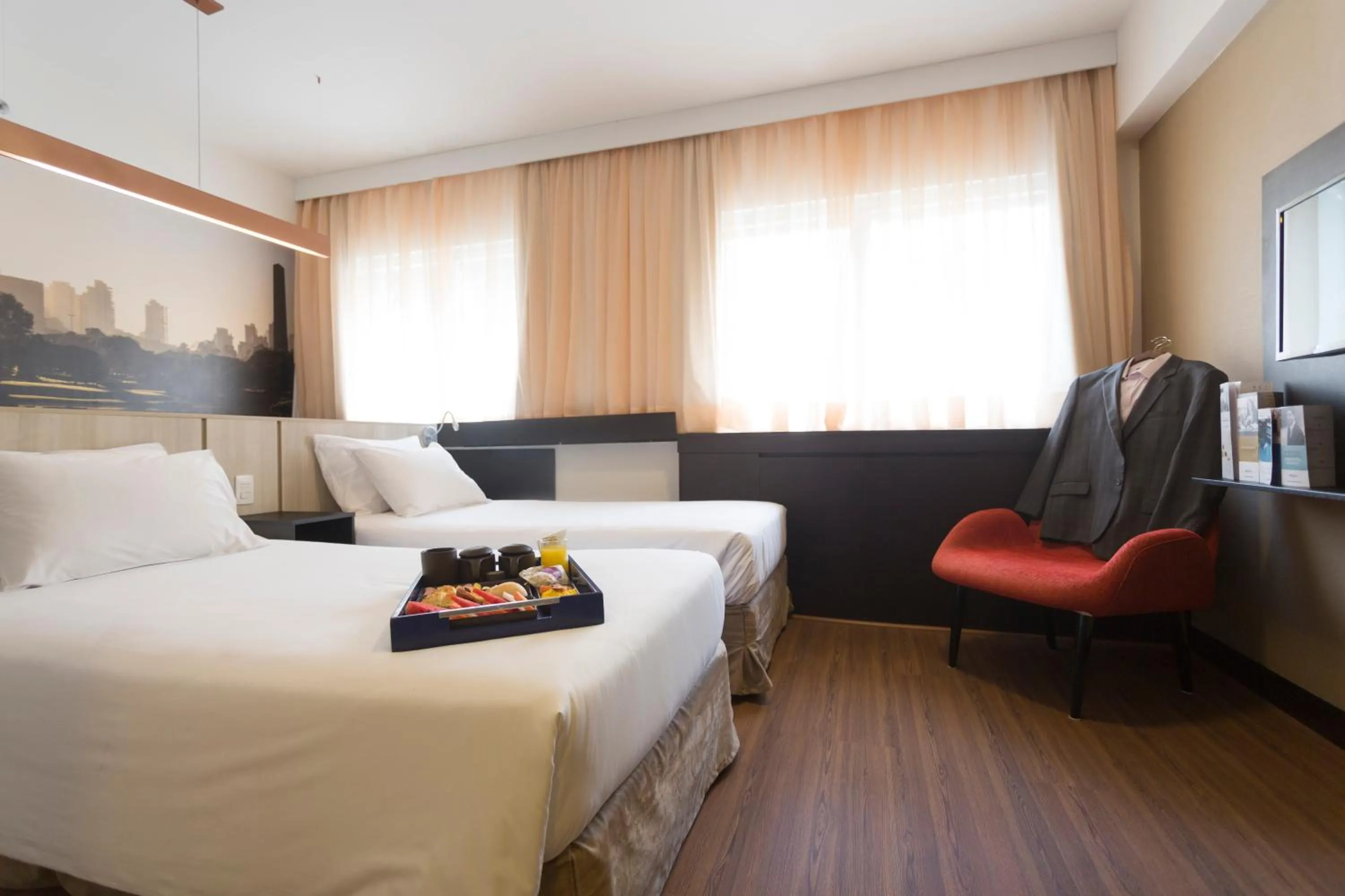 Bed in Mercure Sao Paulo Bela Vista