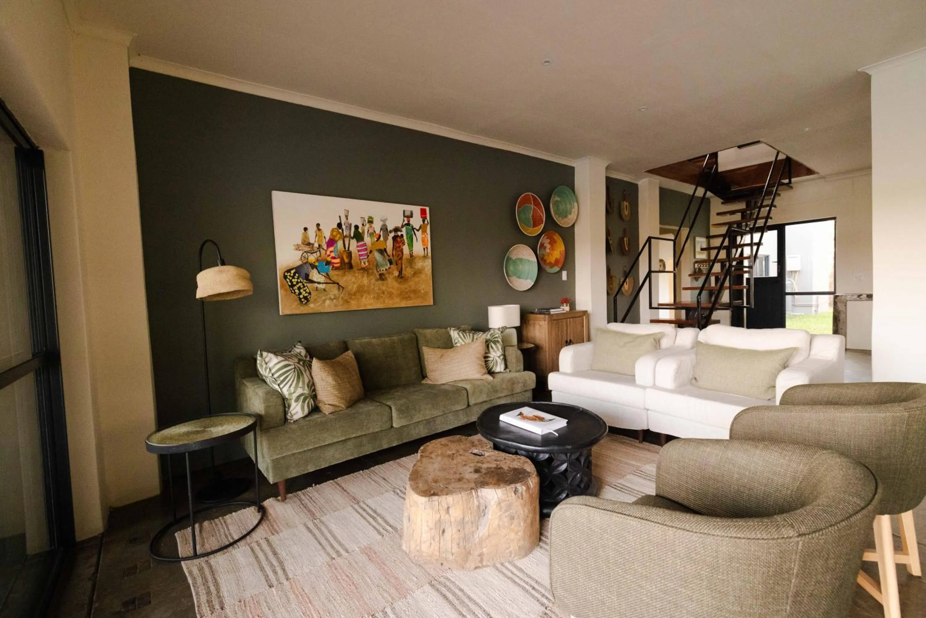 Living room, Bed in Zambezi Dusk River Facing-all inclusive-Luxury Accommodation