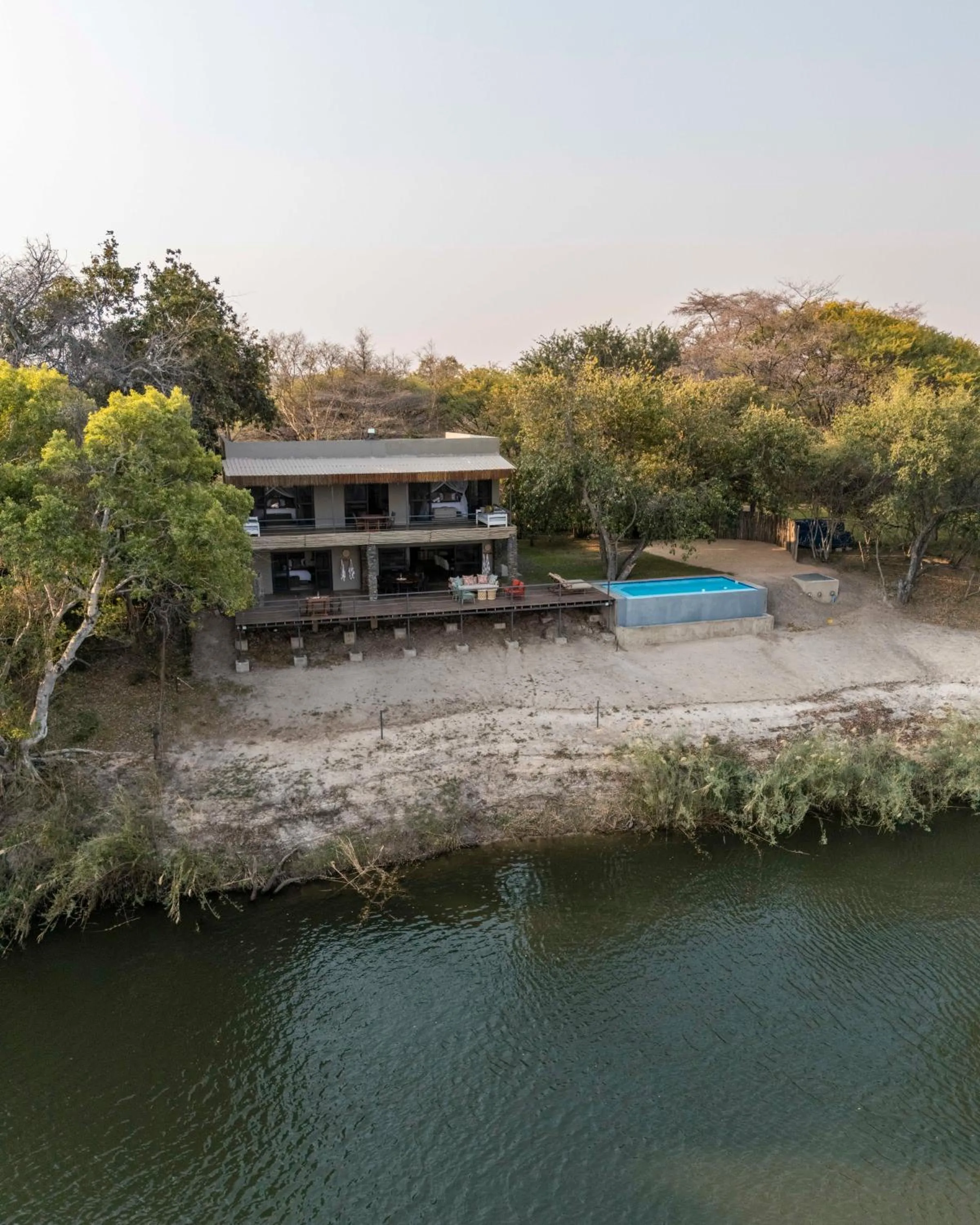 Property building in Zambezi Dusk River Facing-all inclusive-Luxury Accommodation