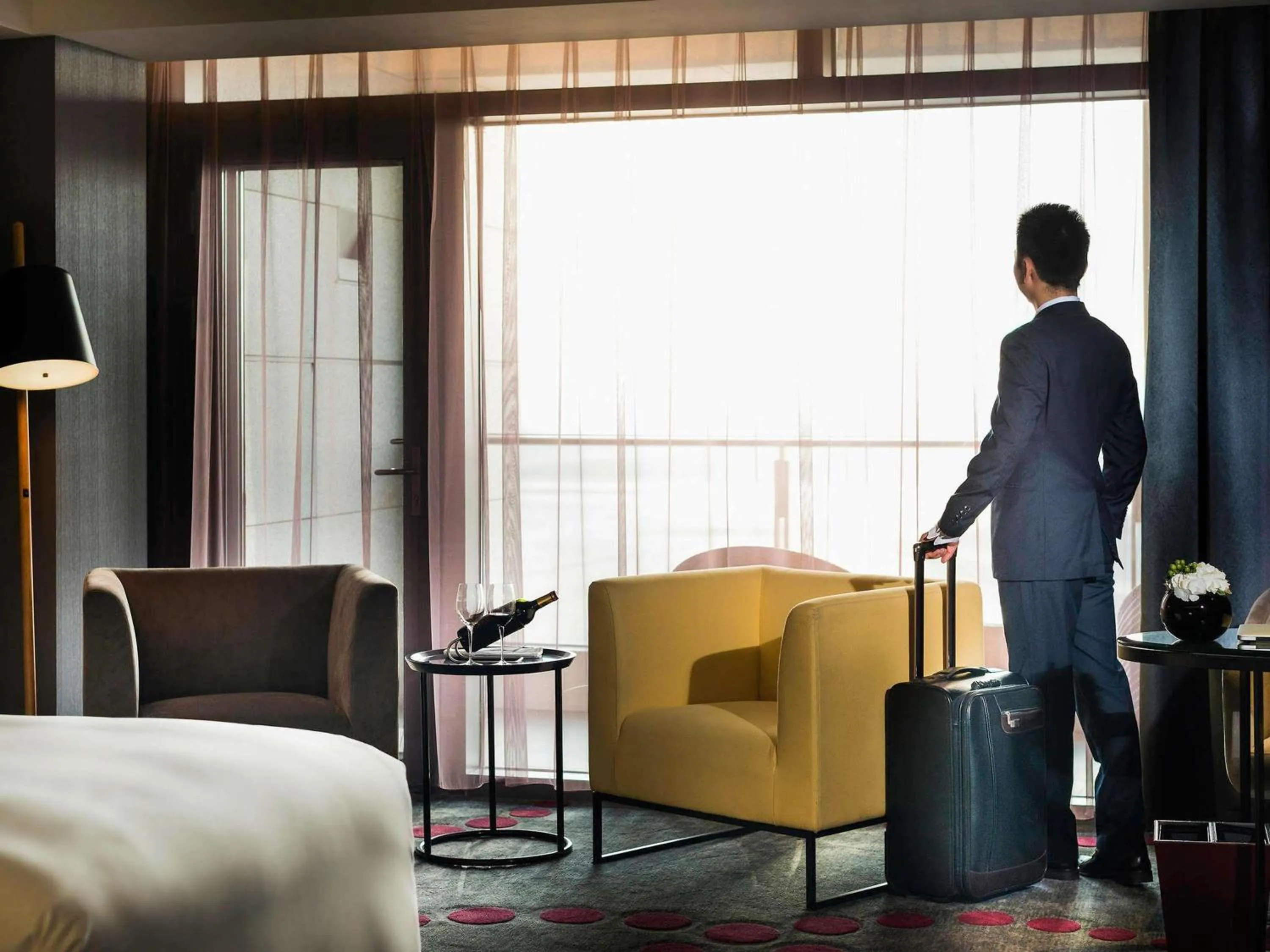 Bedroom in Pullman Nanjing Lukou Airport