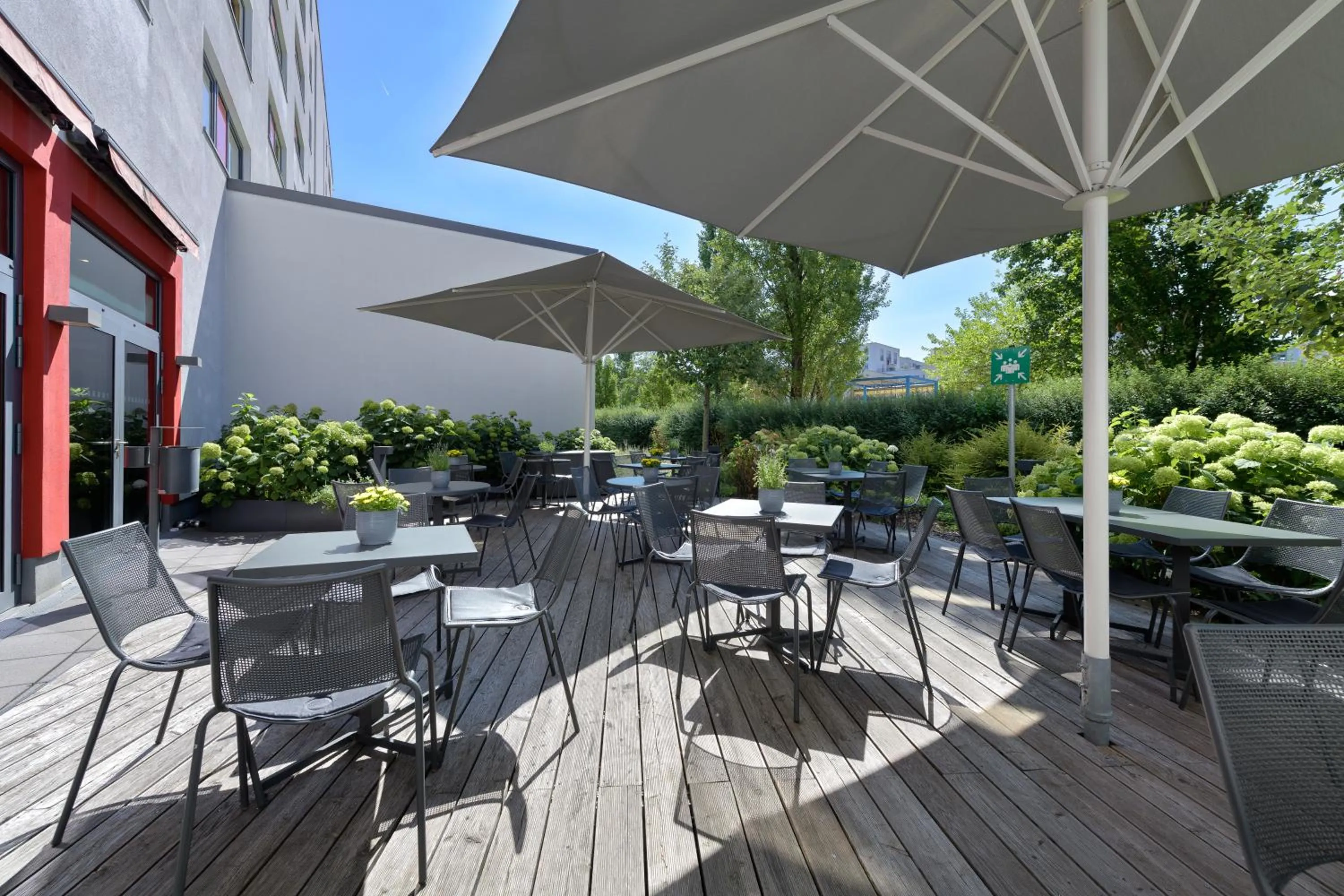 Balcony/Terrace in Ibis München City Arnulfpark