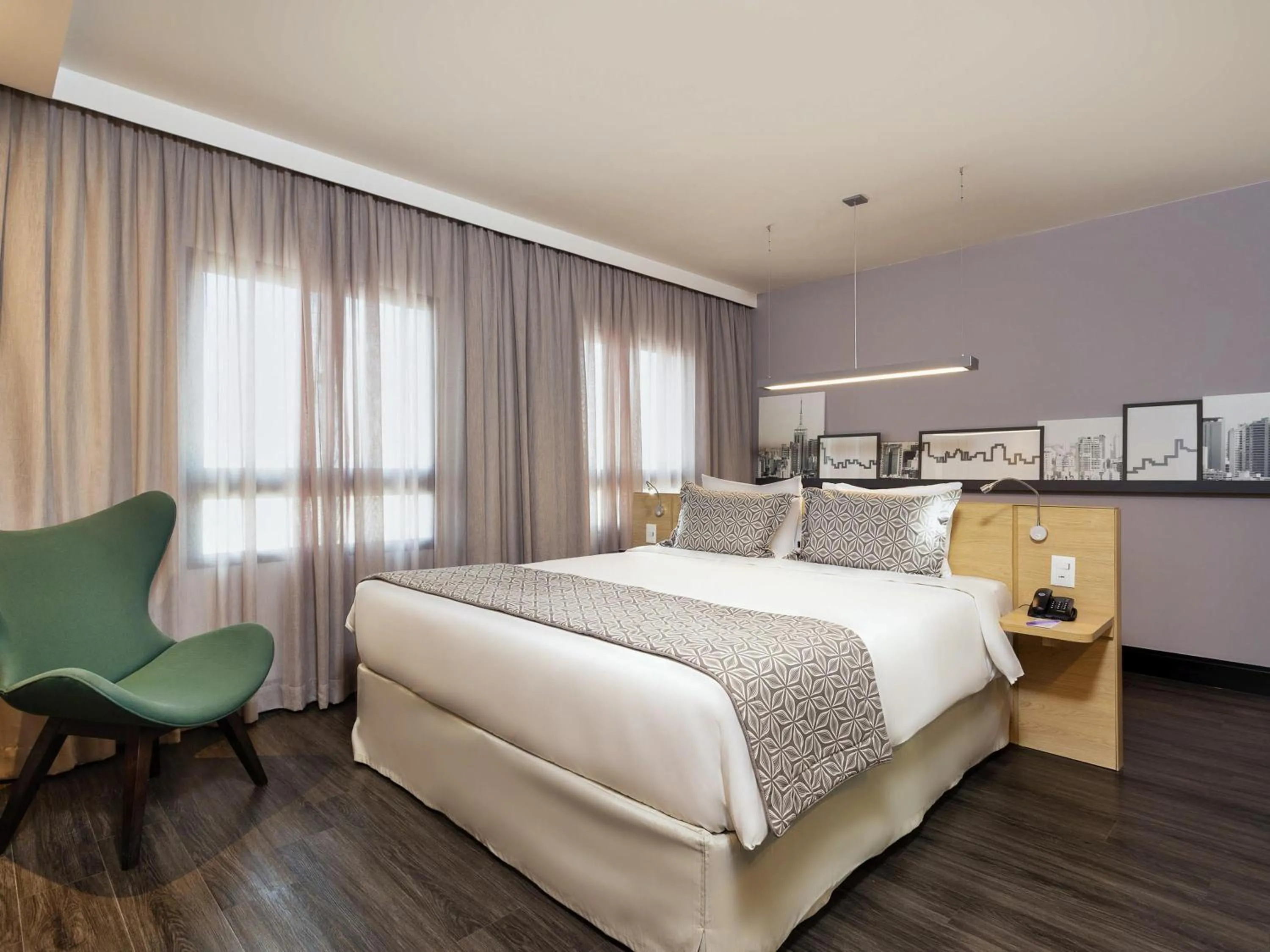 Bedroom, Bed in Mercure Sao Paulo Pinheiros