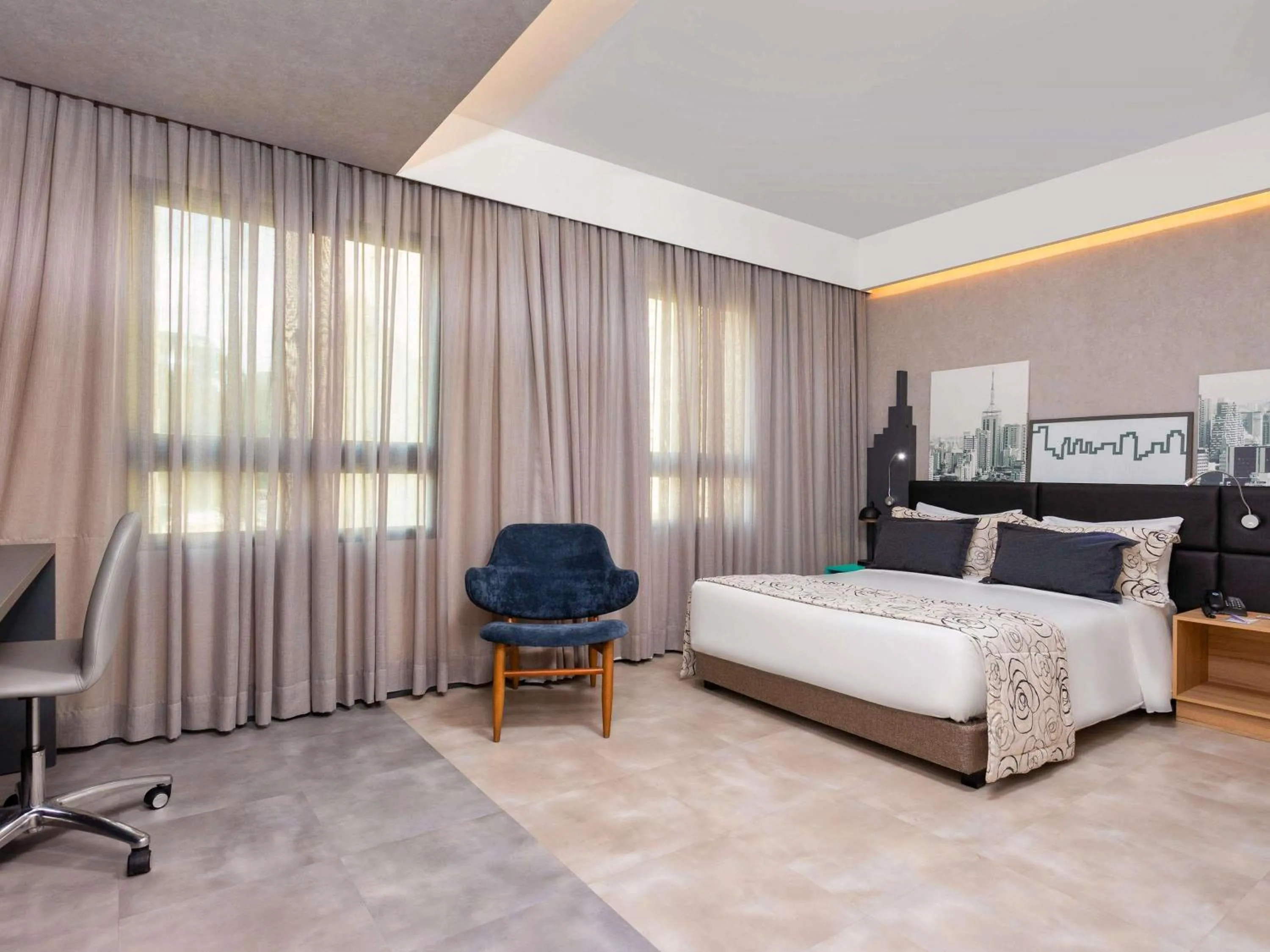 Bedroom, Bed in Mercure Sao Paulo Pinheiros