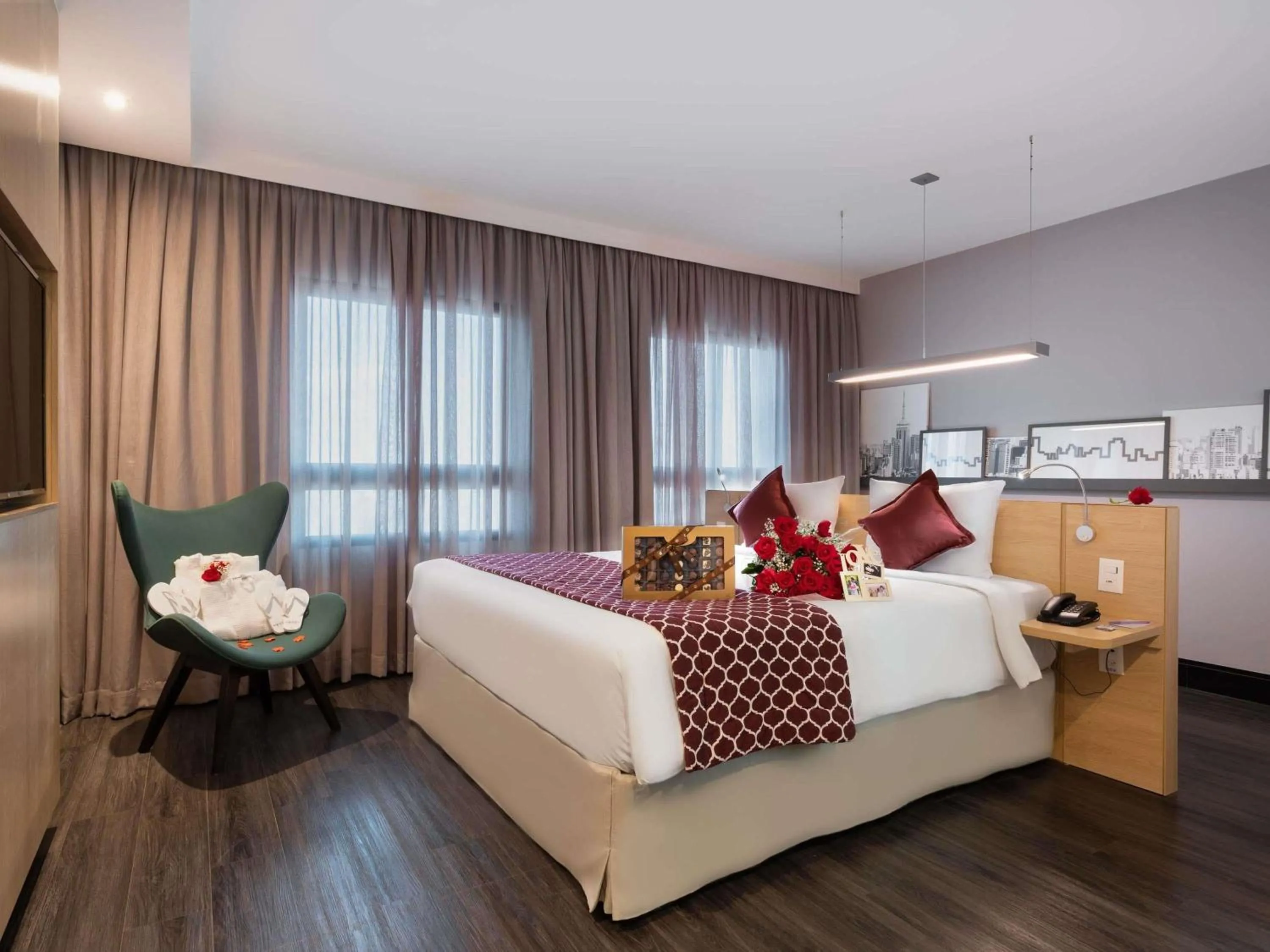 Bedroom, Bed in Mercure Sao Paulo Pinheiros