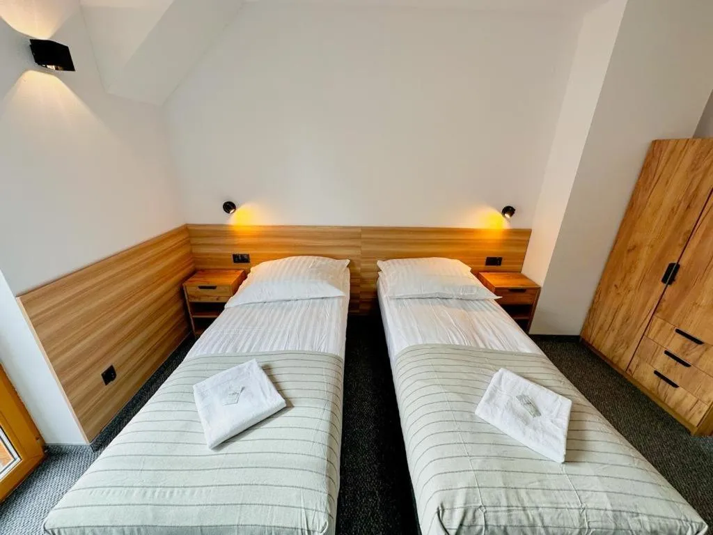 Bed in Hotel Czerwone Korale