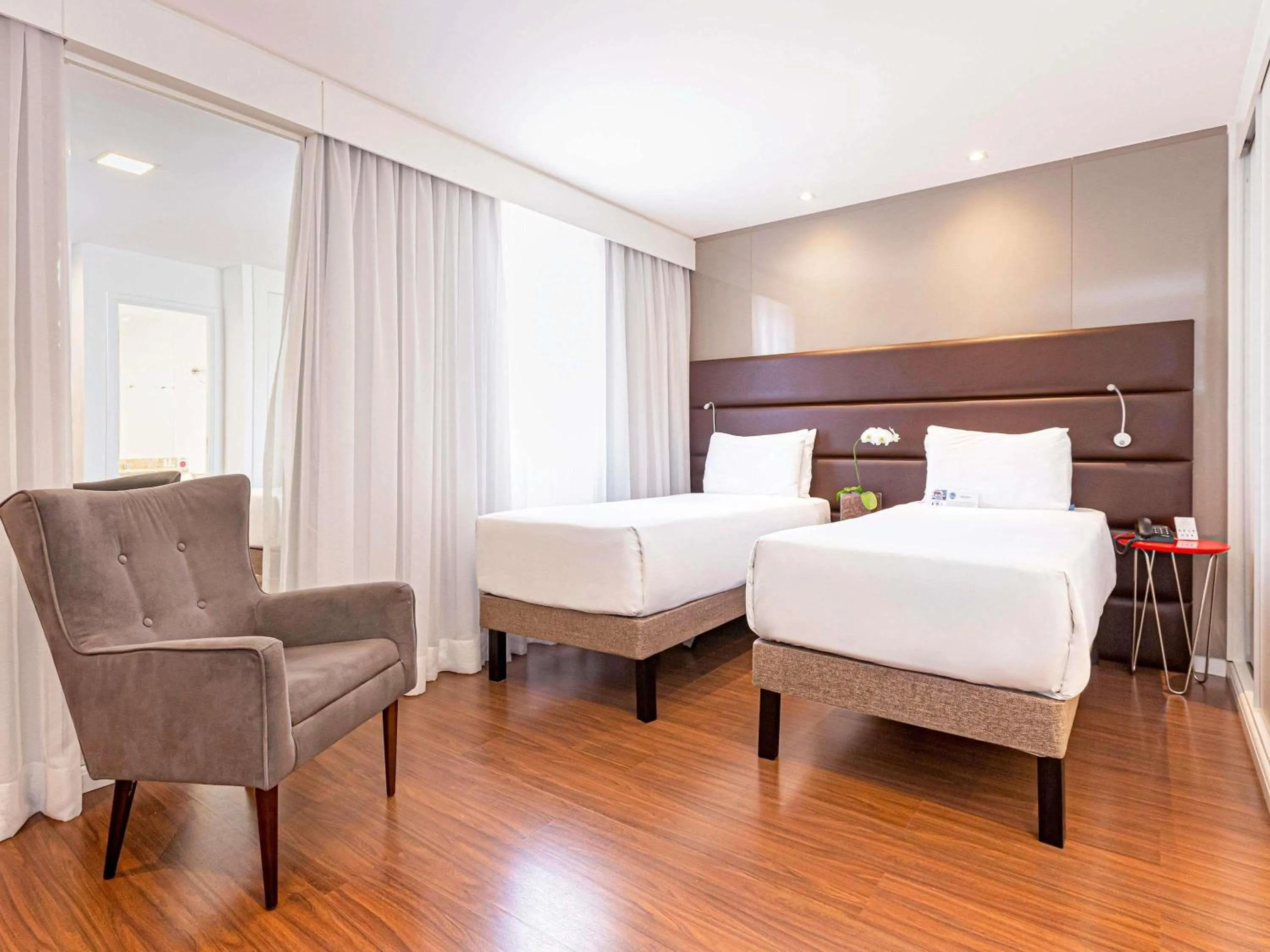 Bedroom, Bed in Mercure Sao Paulo Vila Olimpia