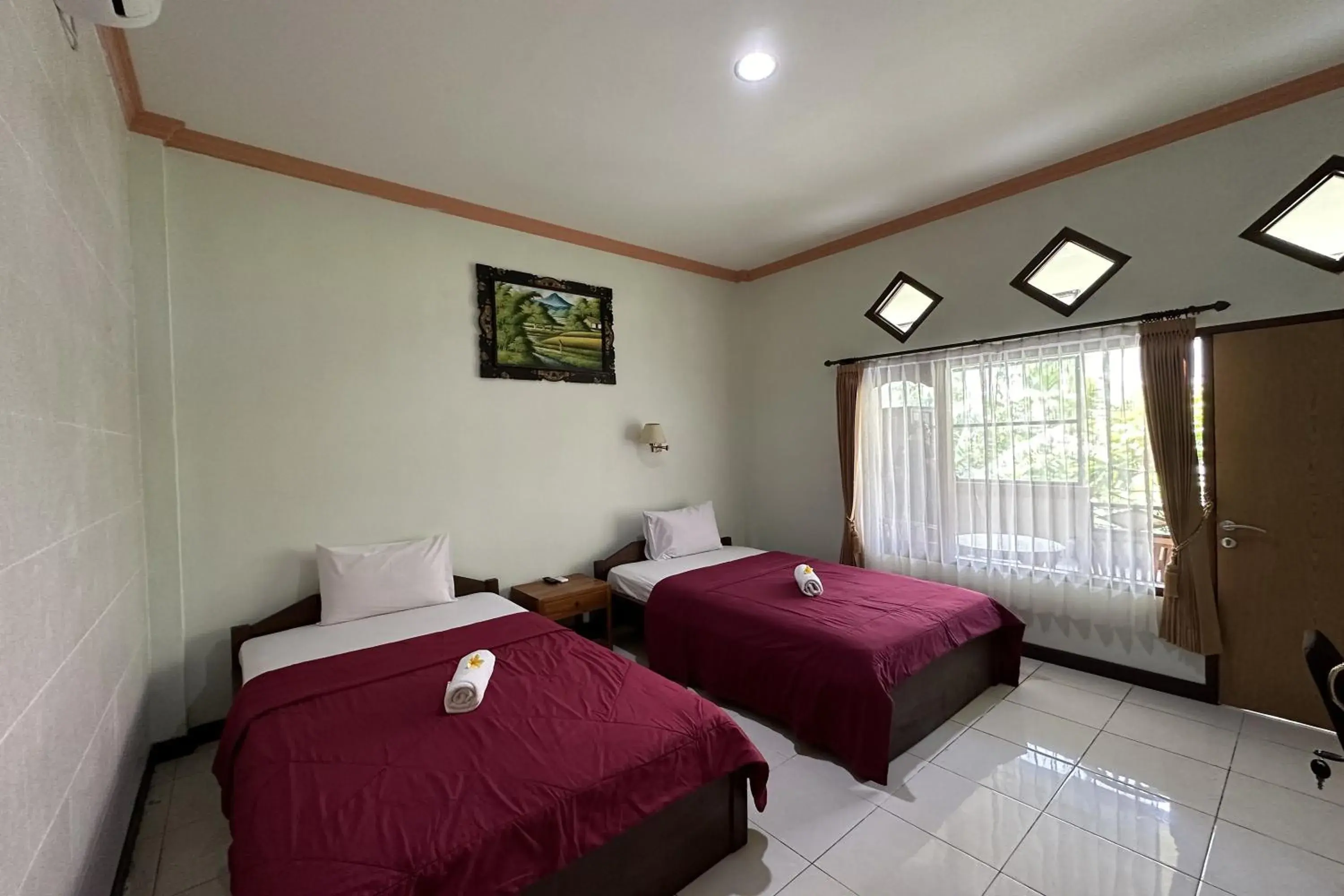 Twin Room in Taxa Raya Guest House Twin Room in Taxa Raya Guest House