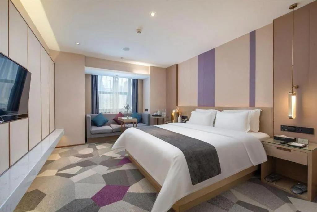 Bed in Lavande Hotel Shenzhen Dongmen Shuibeicuizhu Metro Station