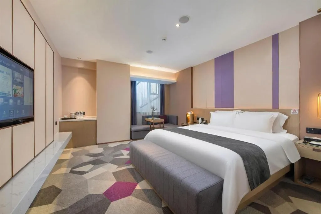 Bed in Lavande Hotel Shenzhen Dongmen Shuibeicuizhu Metro Station