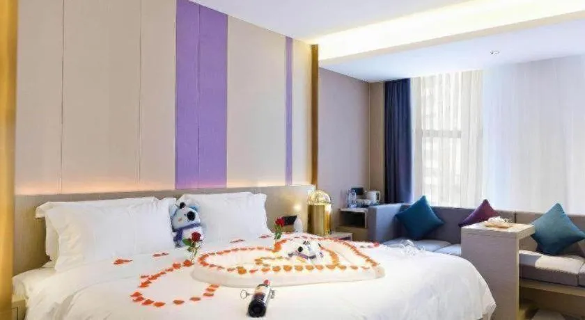 Bed in Lavande Hotel Shenzhen Dongmen Shuibeicuizhu Metro Station
