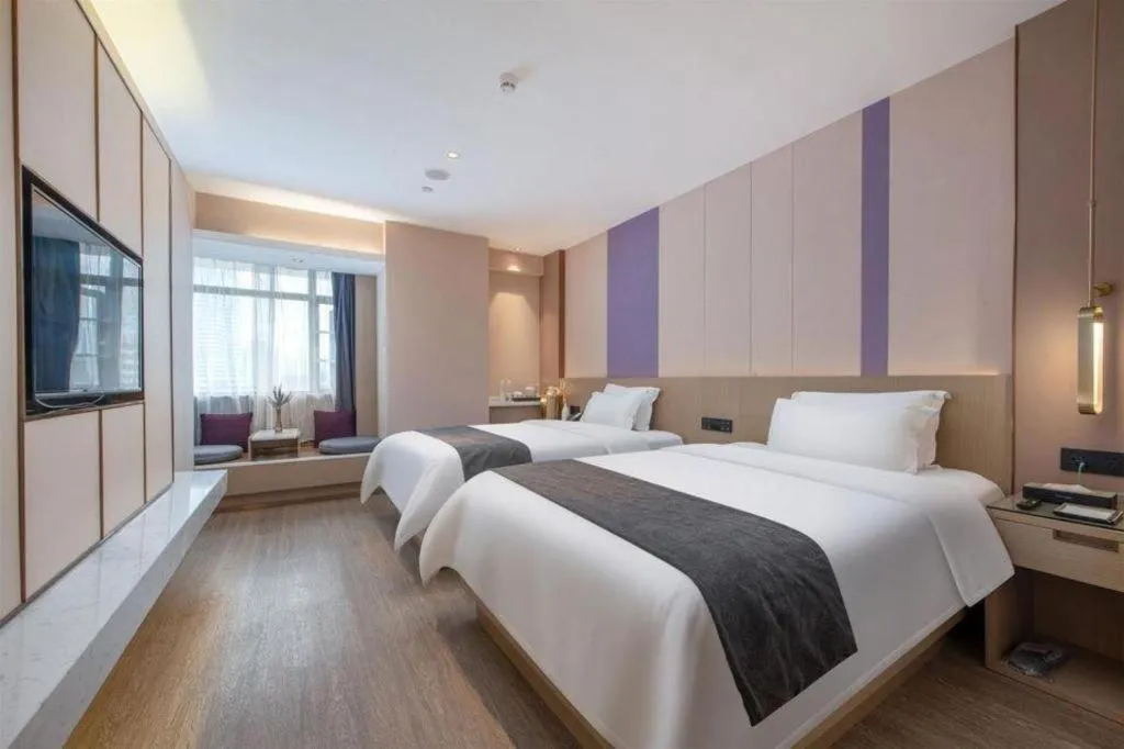 Bed in Lavande Hotel Shenzhen Dongmen Shuibeicuizhu Metro Station