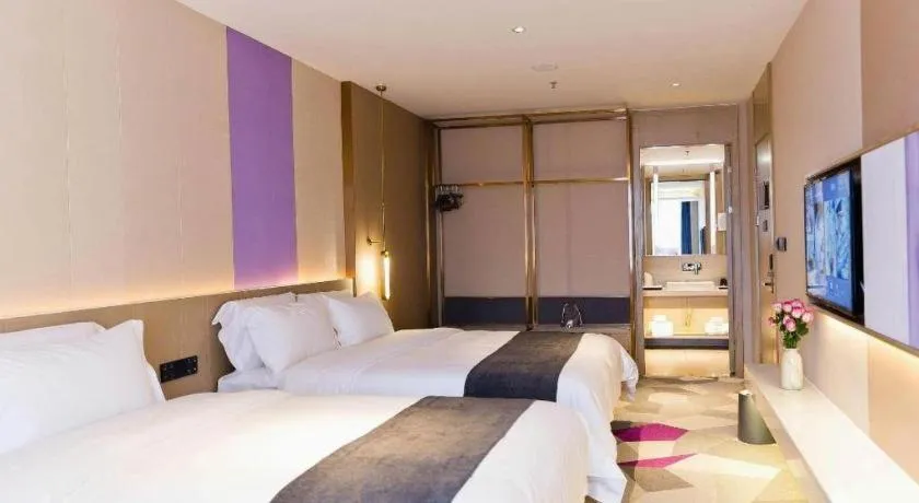 Bed in Lavande Hotel Shenzhen Dongmen Shuibeicuizhu Metro Station