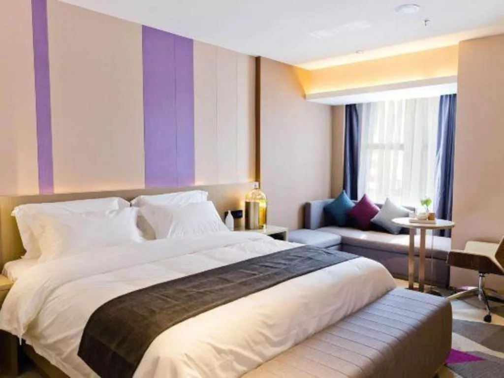 Bed in Lavande Hotel Shenzhen Dongmen Shuibeicuizhu Metro Station