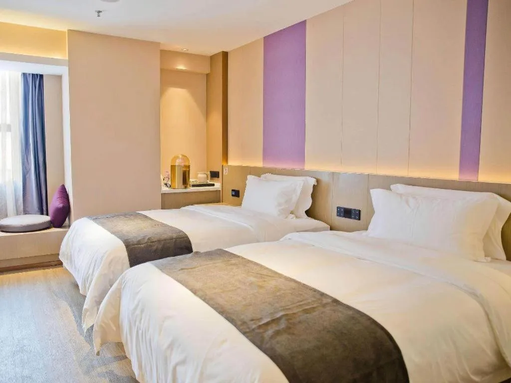 Bed in Lavande Hotel Shenzhen Dongmen Shuibeicuizhu Metro Station