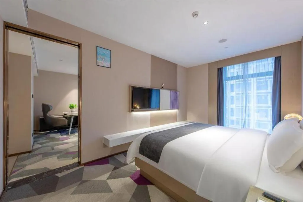 Bed in Lavande Hotel Shenzhen Dongmen Shuibeicuizhu Metro Station