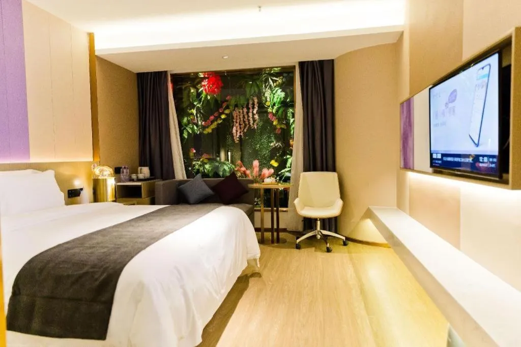 Bed in Lavande Hotel Shenzhen Dongmen Shuibeicuizhu Metro Station