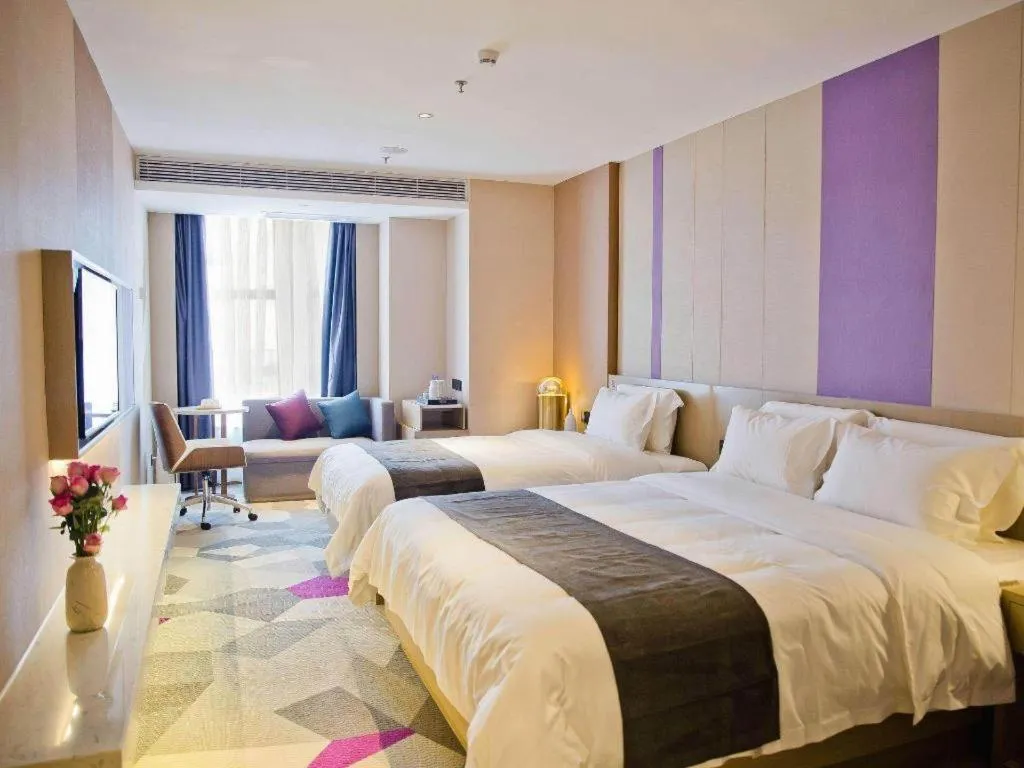 Bed in Lavande Hotel Shenzhen Dongmen Shuibeicuizhu Metro Station