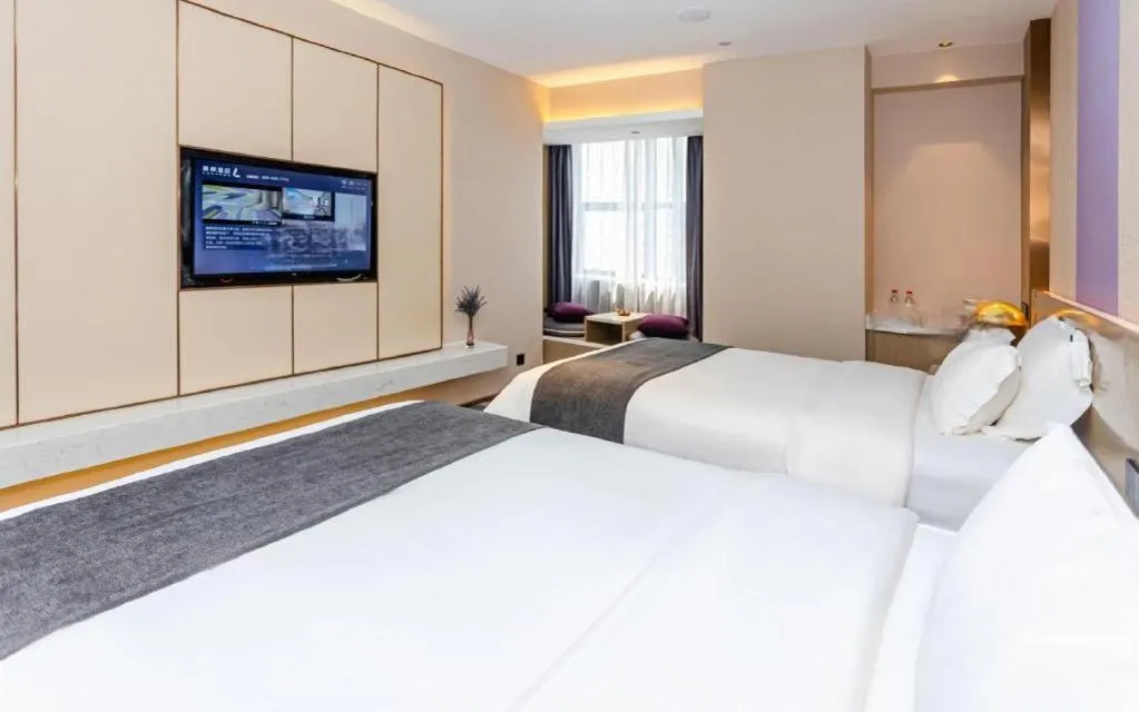 Bed in Lavande Hotel Shenzhen Dongmen Shuibeicuizhu Metro Station