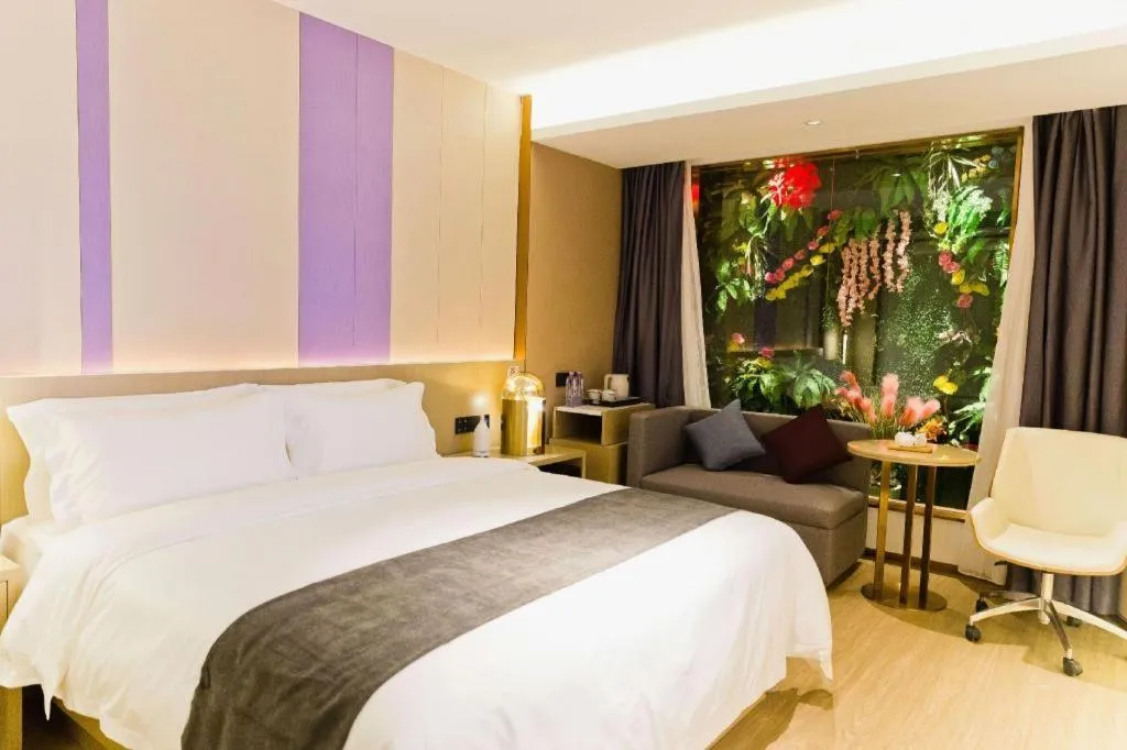 Bed in Lavande Hotel Shenzhen Dongmen Shuibeicuizhu Metro Station